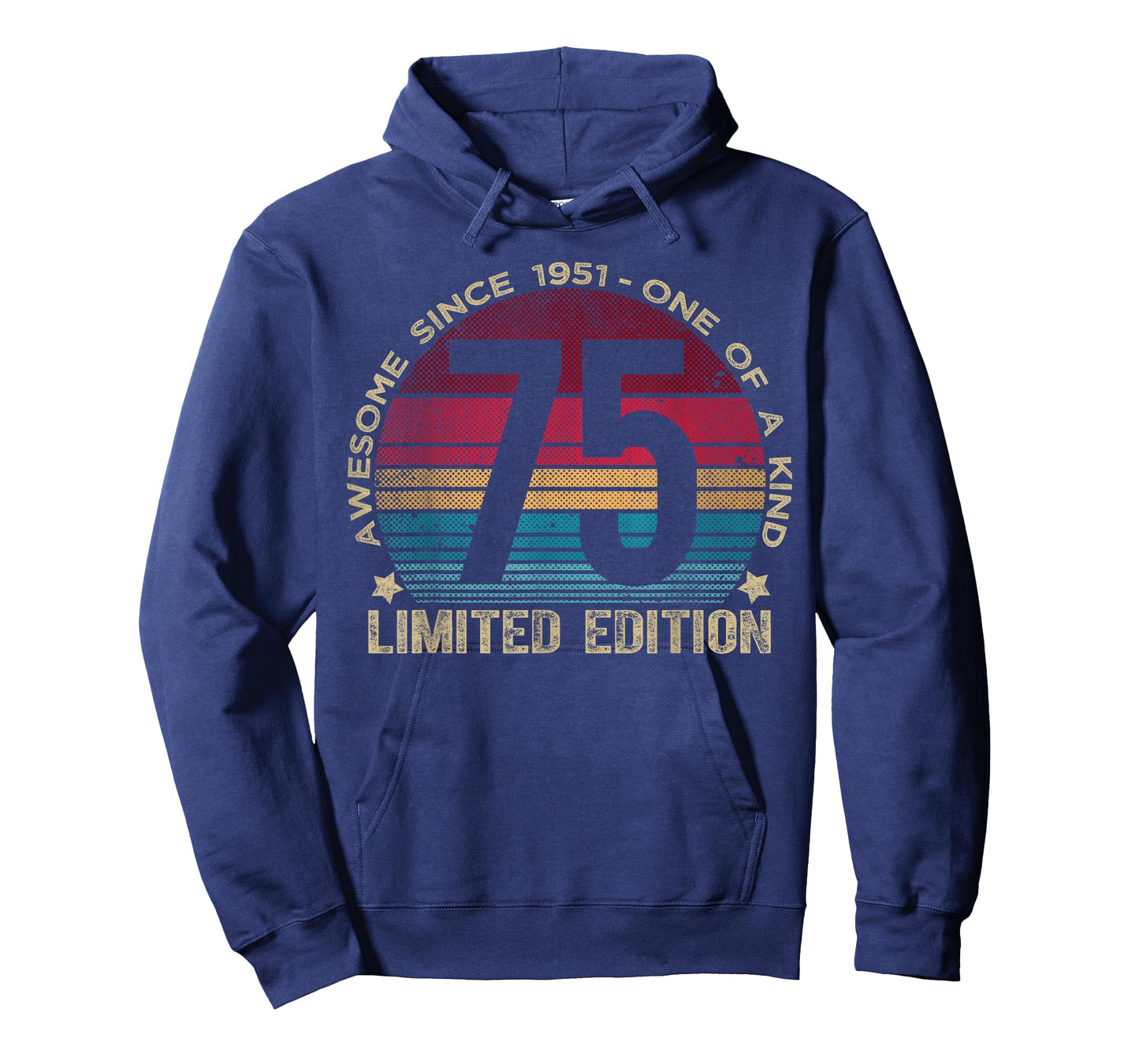 75 Year Old Gifts Vintage 1951 Limited Edition 75th Birthday T-Shirt