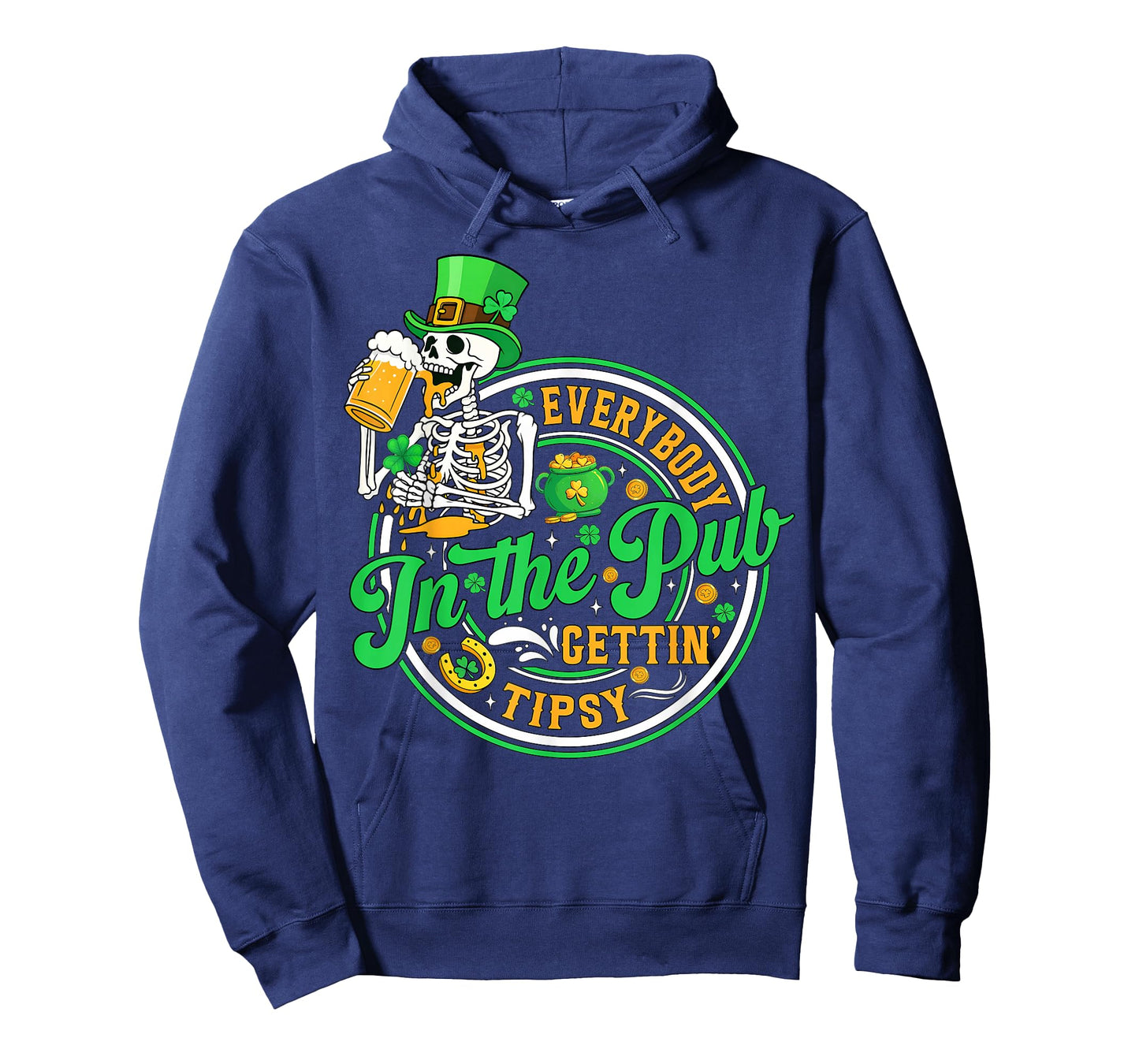 Everybody in The Pub Getting Tipsy St Patricks Day Men Women T-Shirt