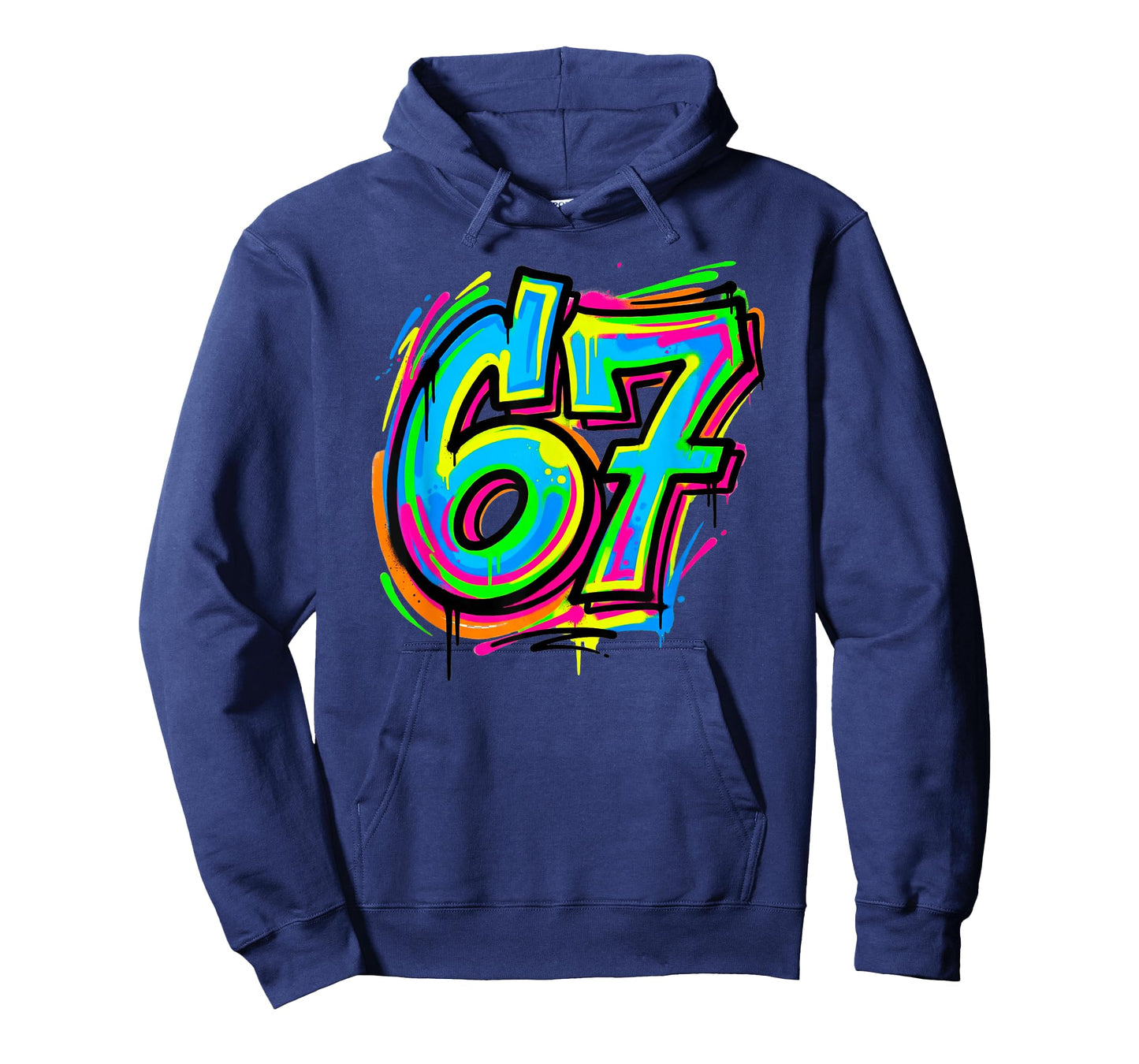 67 Drip Graffiti Meme – Color Splash Sixty Seven T-Shirt