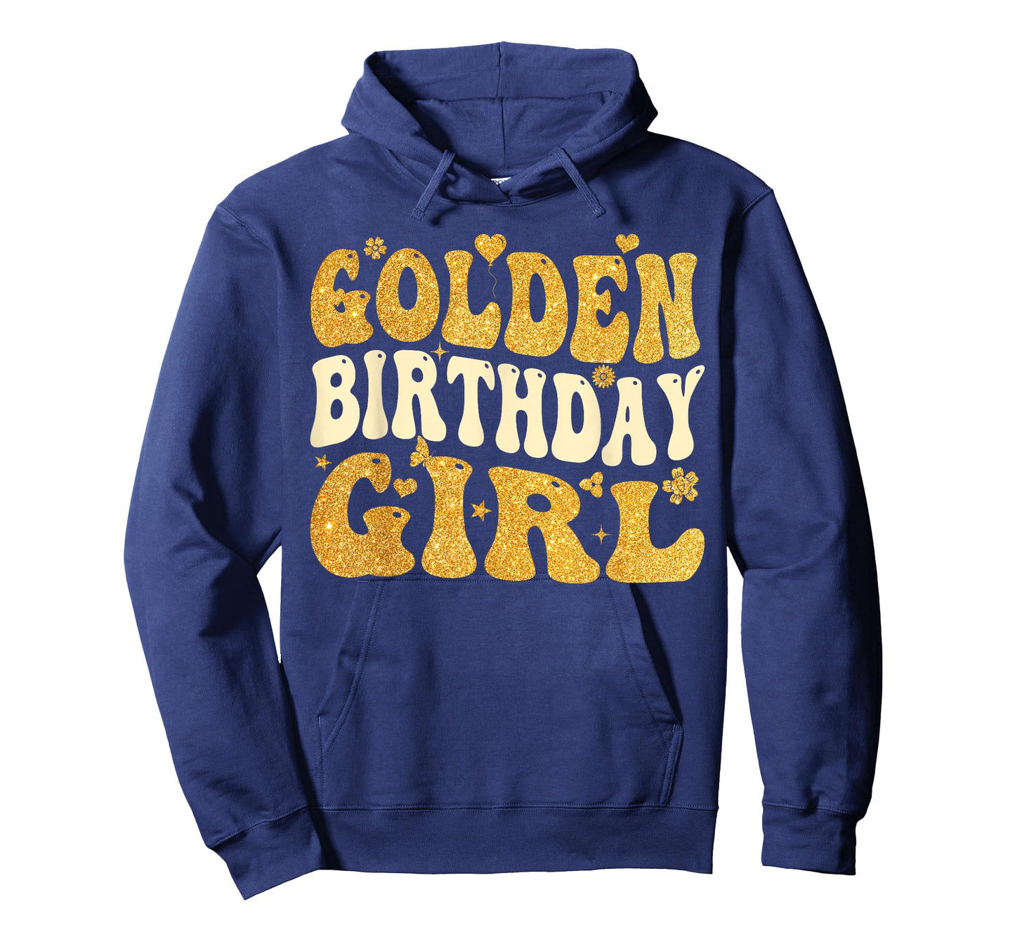 Golden Birthday Girl Era Women Kids Groovy T-Shirt