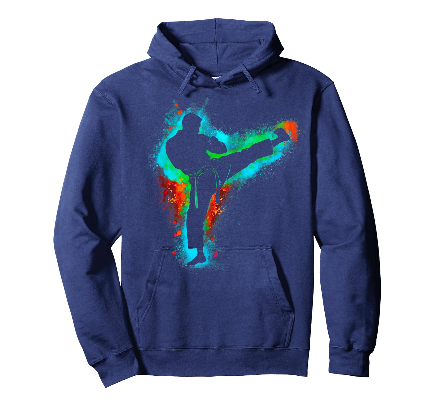 Colorful Retro Taekwondo Martial Arts Men Kids Boys Karate T-Shirt
