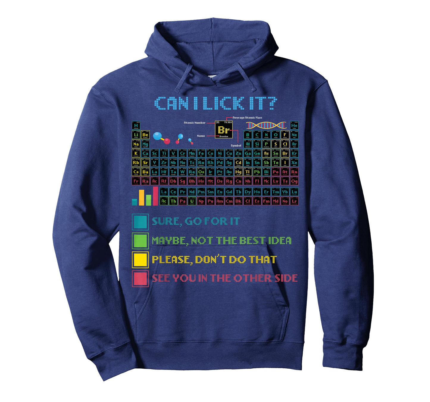 Funny Periodic Table Science Can I Lick It Chemistry Teacher T-Shirt