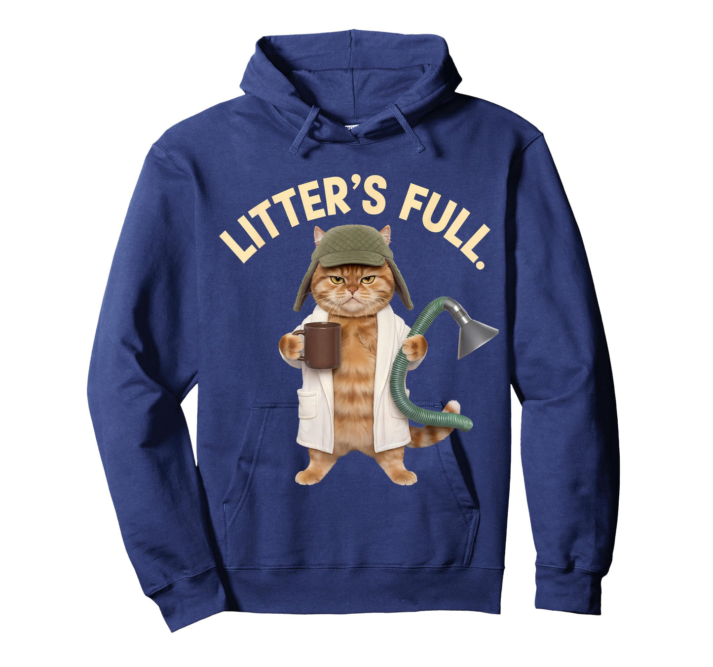 Litter’s Full Funny Cat Parody Christmas Humor Quote T-Shirt