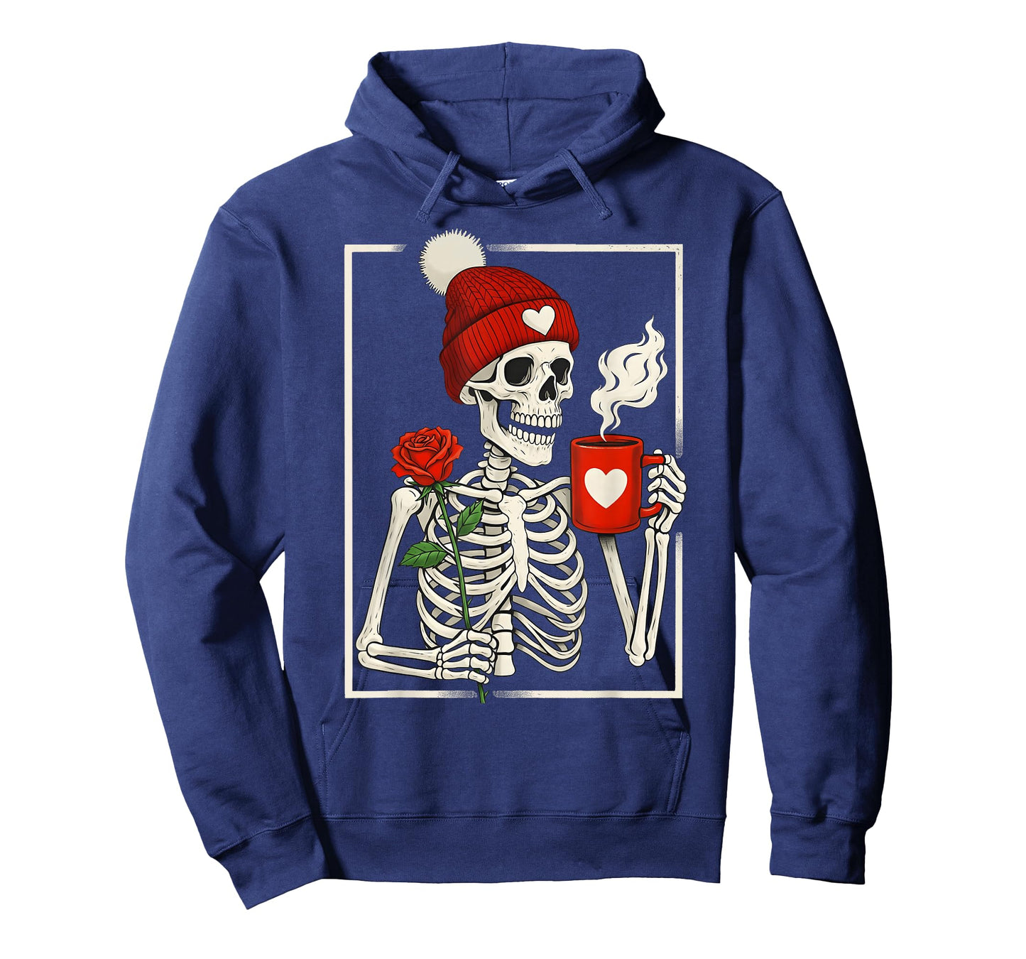 Anti Valentine Funny Skeleton Coffee Girl Women Kid T-Shirt