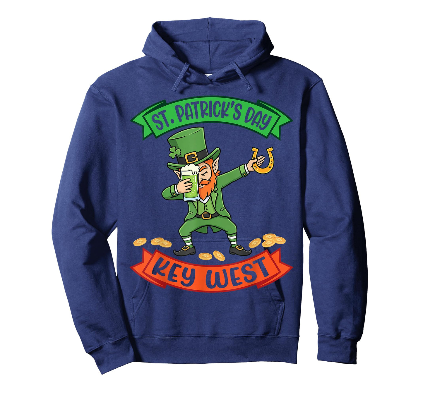 Dabbing Leprechaun Saint Patricks Day in Key West Beer Gold T-Shirt