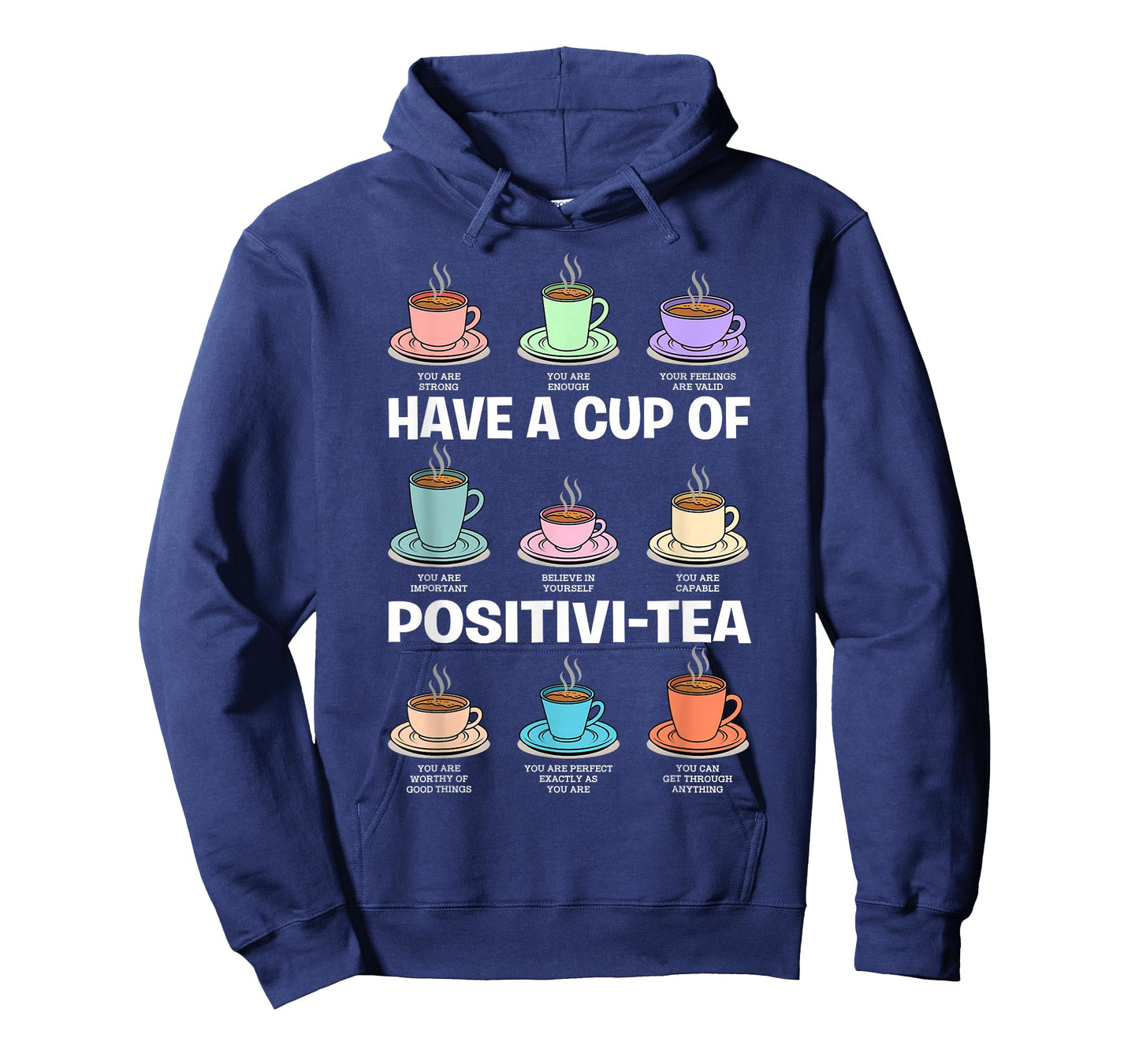 Have A Cup of Positivi-Tea Counselor Christmas Mental Health T-Shirt