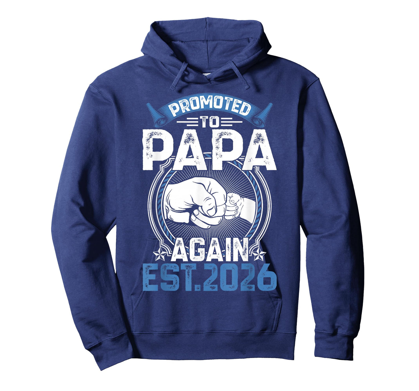 Retro Promoted to Papa 2026 Again Soon to Be Papa Father T-Shirt