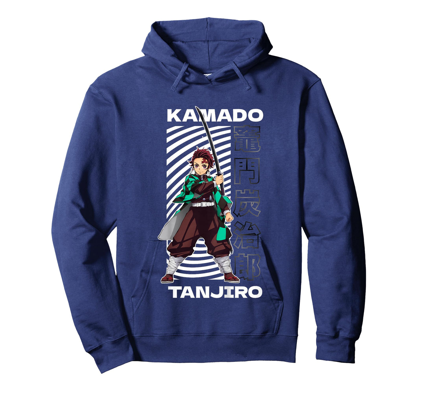 Kids Demon Slayer: Kimetsu no Yaiba Tanjiro Kamado Bold Spiral T-Shirt