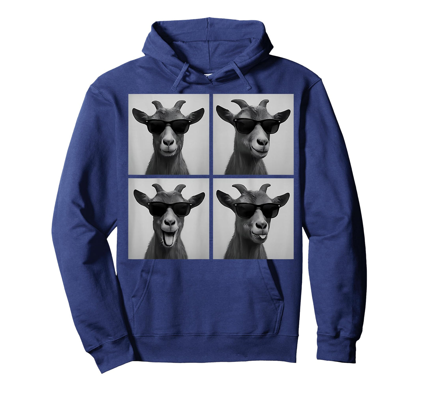 Funny Goat Face Photobooth Cool Goat Selfie with Sunglasses T-Shirt