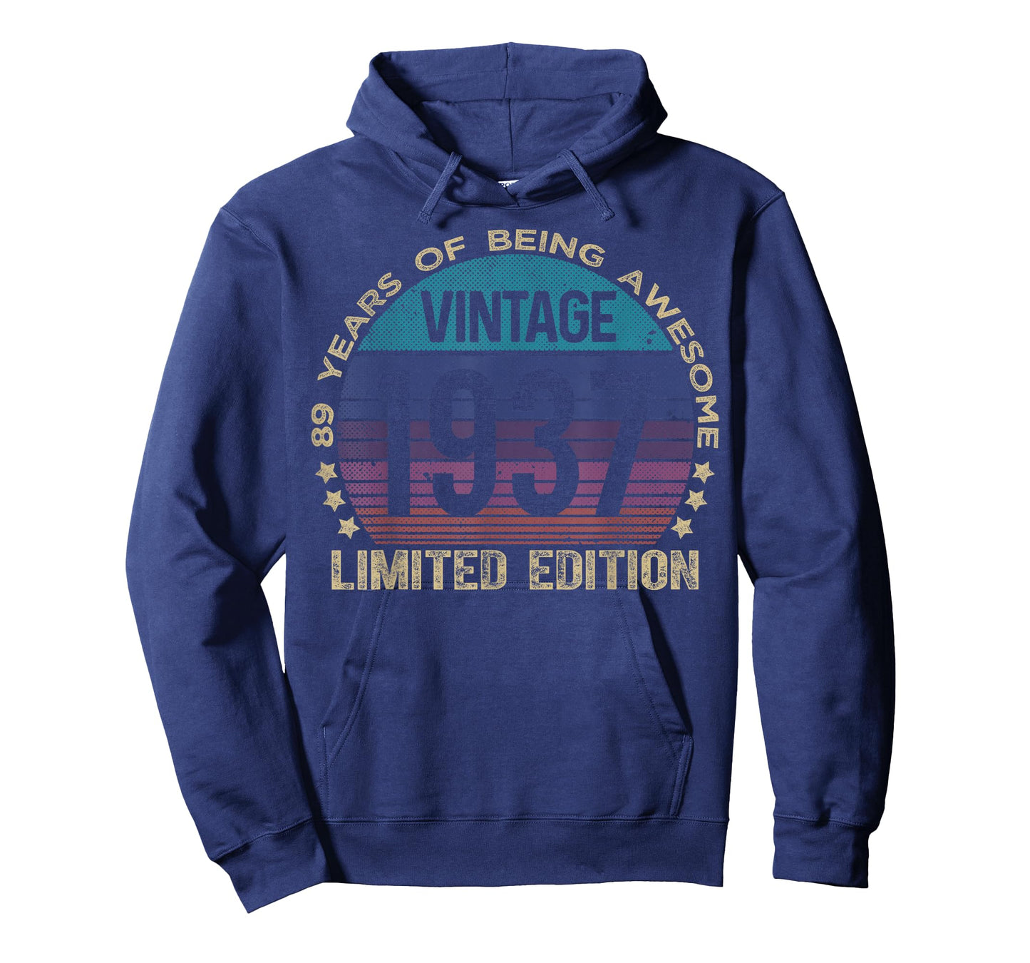 89 Year Old Gifts Vintage 1937 Limited Edition 89th Birthday T-Shirt