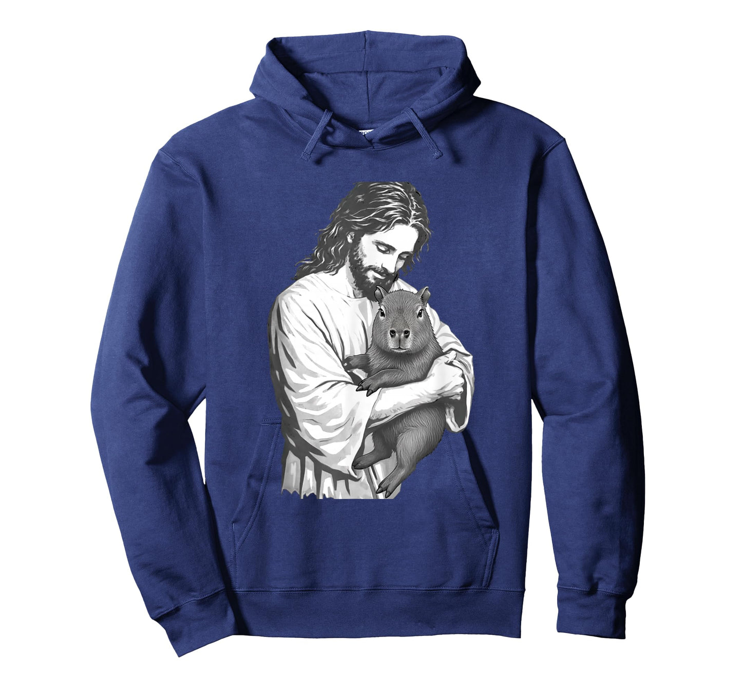 Funny Jesus Christ Capybara Funny Christian Animal Graphic T-Shirt