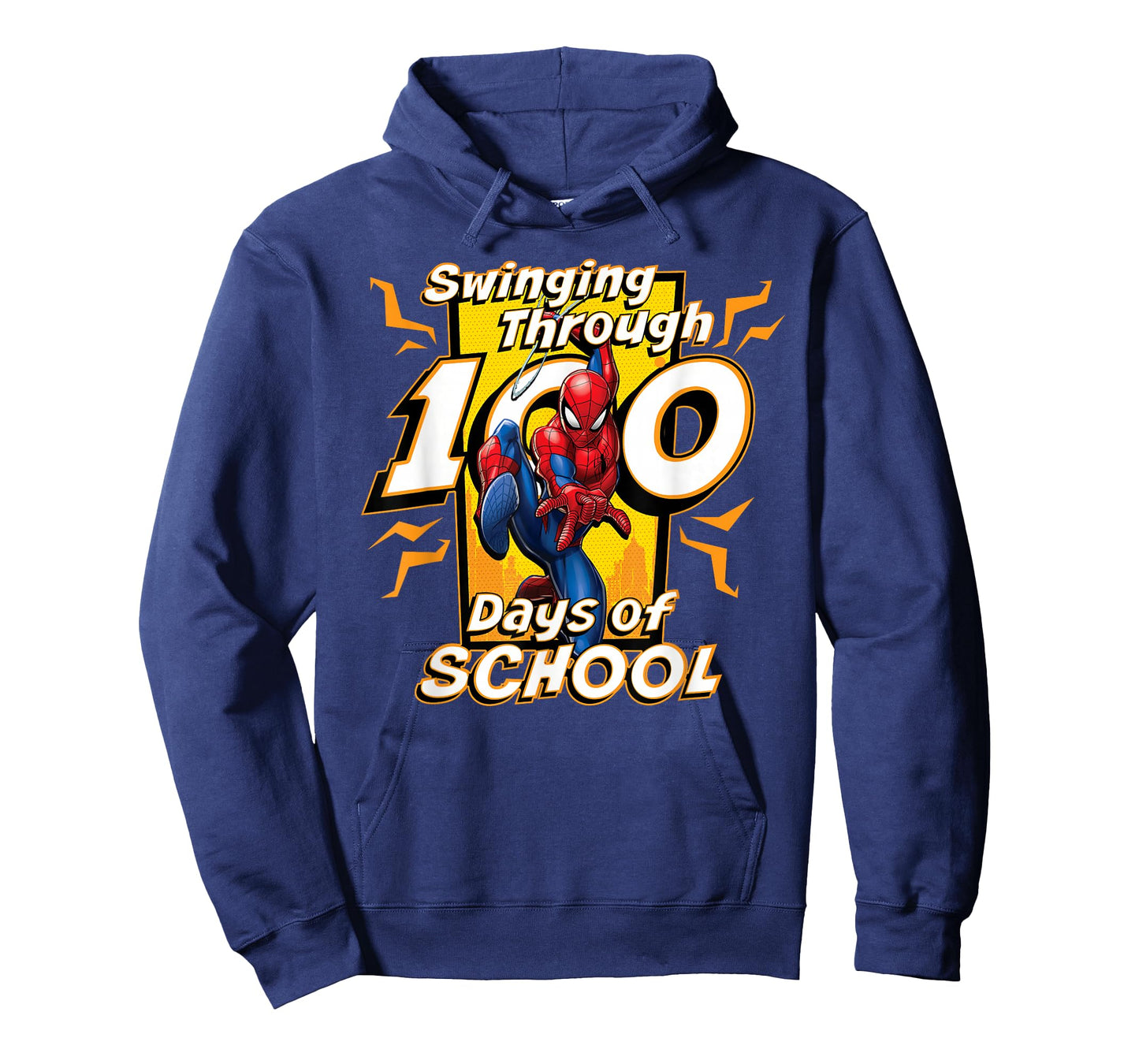 Marvel Super Heroes Spider-Man 100 Days of School 100th Day T-Shirt