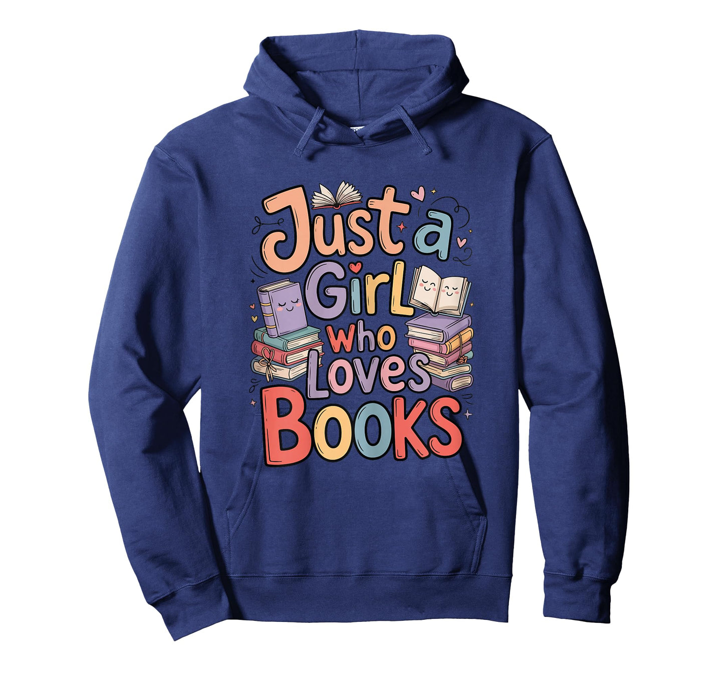 Just a Girl Who Loves Books Bookish Readers Book Lover Girls T-Shirt