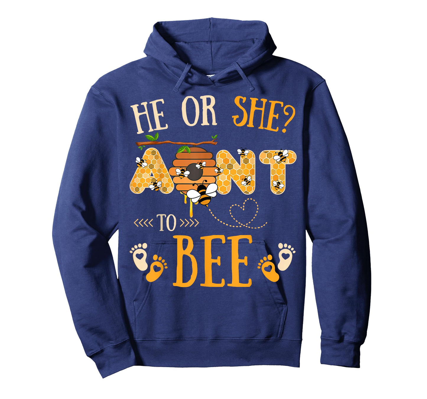 He or She Aunt to Bee Gender Reveal Pregnancy Announcement T-Shirt