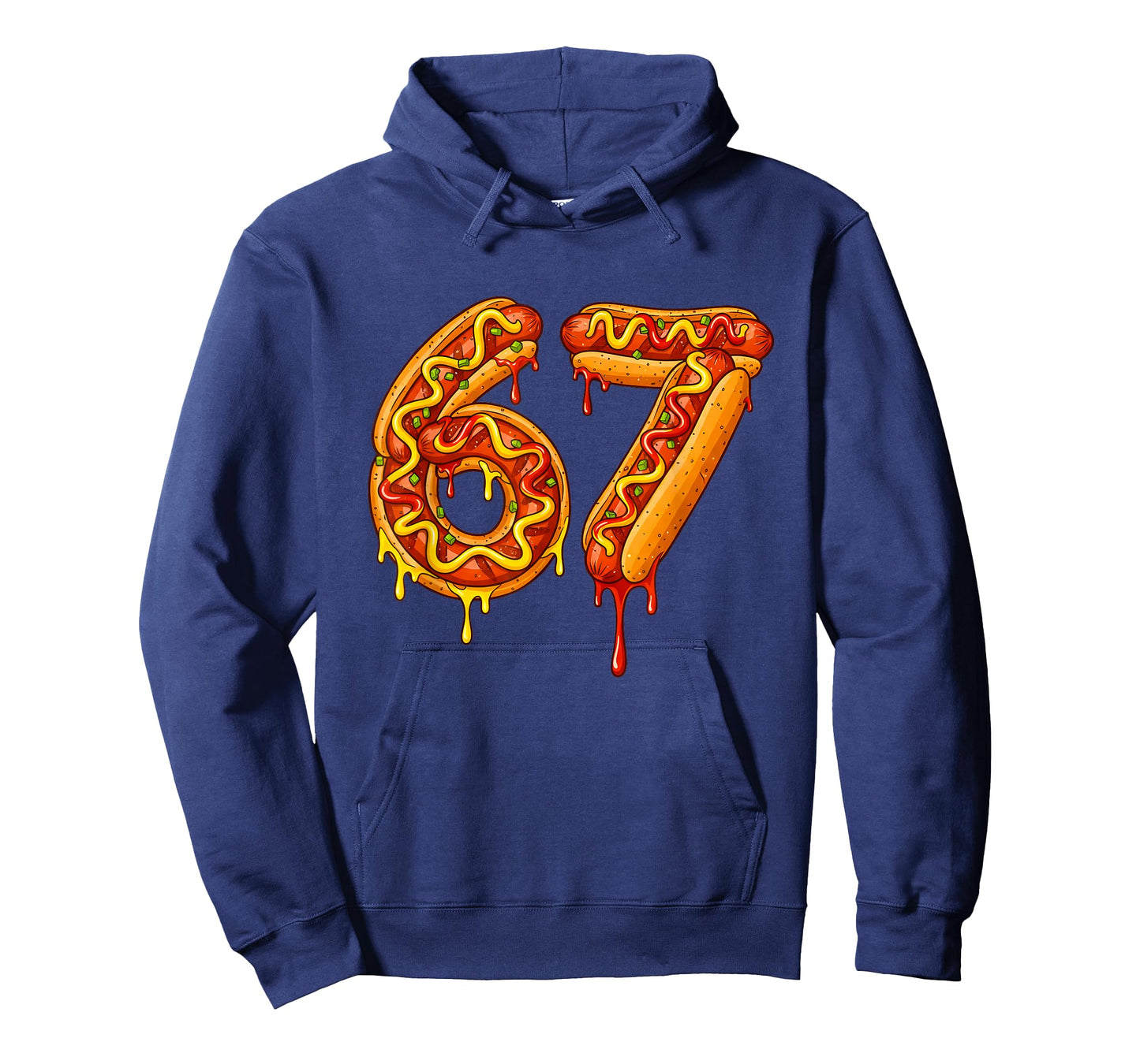 6 7 Meme Matching Hot Dogs 67 Pajamas Kids Six Seven Boys T-Shirt