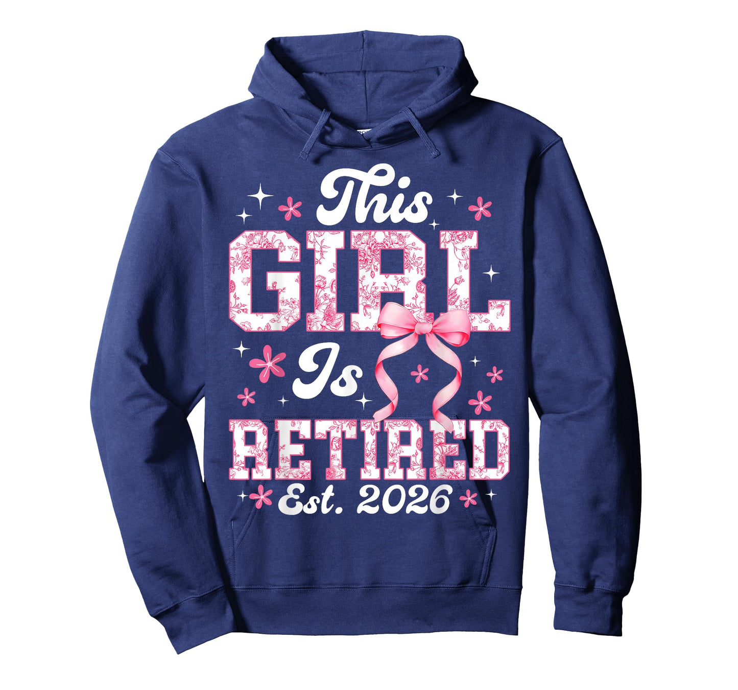 Flower Retirement This Girl is Retired Est. 2026 Women Mom T-Shirt