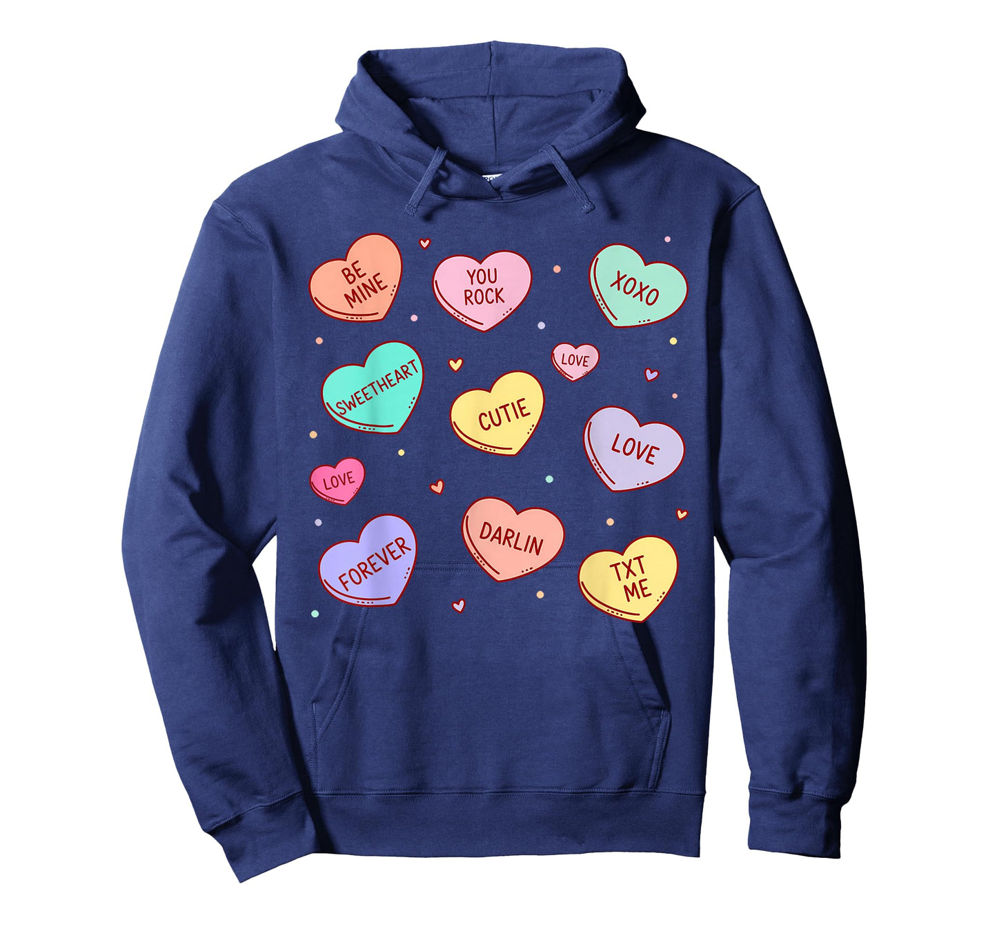 Candy Heart Love Valentines Day for Men Women Teachers Kids T-Shirt