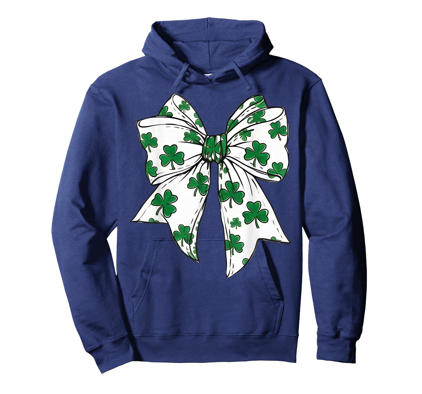 St Patrick Day Shamrock Coquette Bow Women Girls Boys T-Shirt