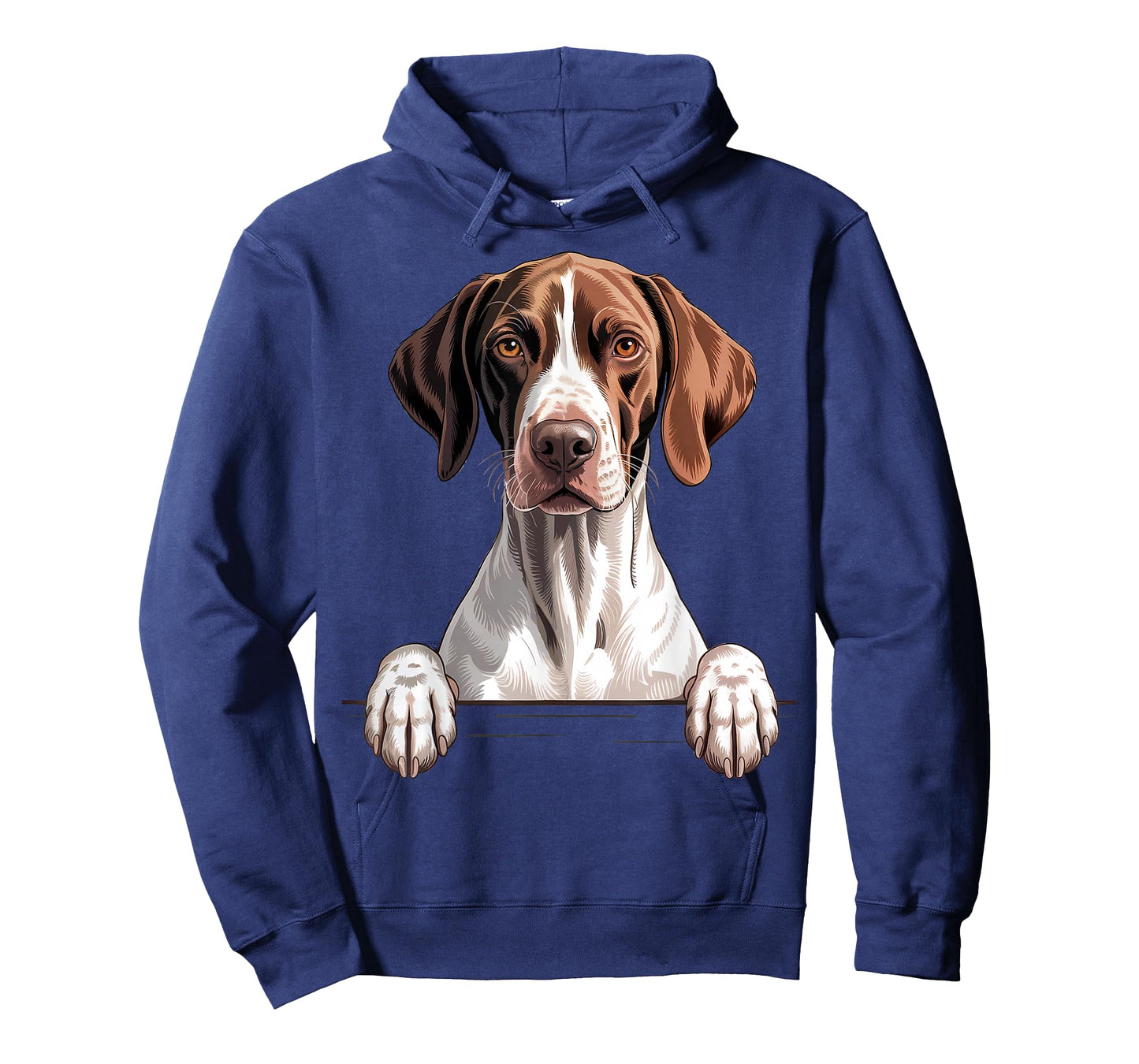 English Pointer Funny Peeking Pocket Puppy Dog Lover T-Shirt