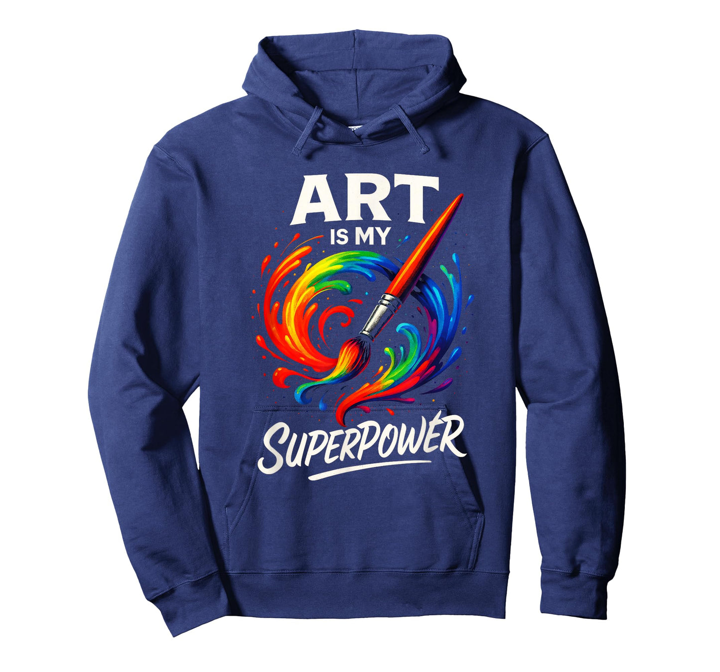 Art is My Superpower - Funny Teacher Artist Painting T-Shirt