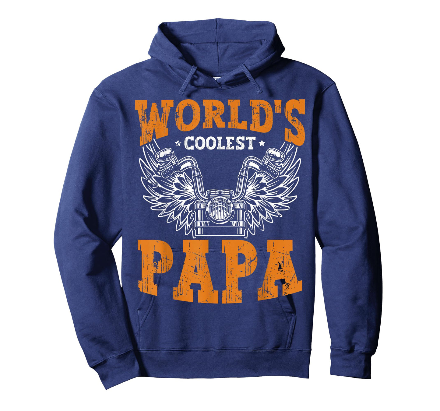 Mens World's Coolest PAPA Best Dad in The World Father's Day T-Shirt