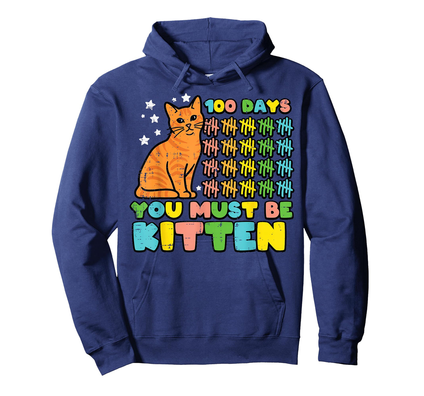 100th Day of School Cat 100 Days Kitten Women Girls Kids T-Shirt