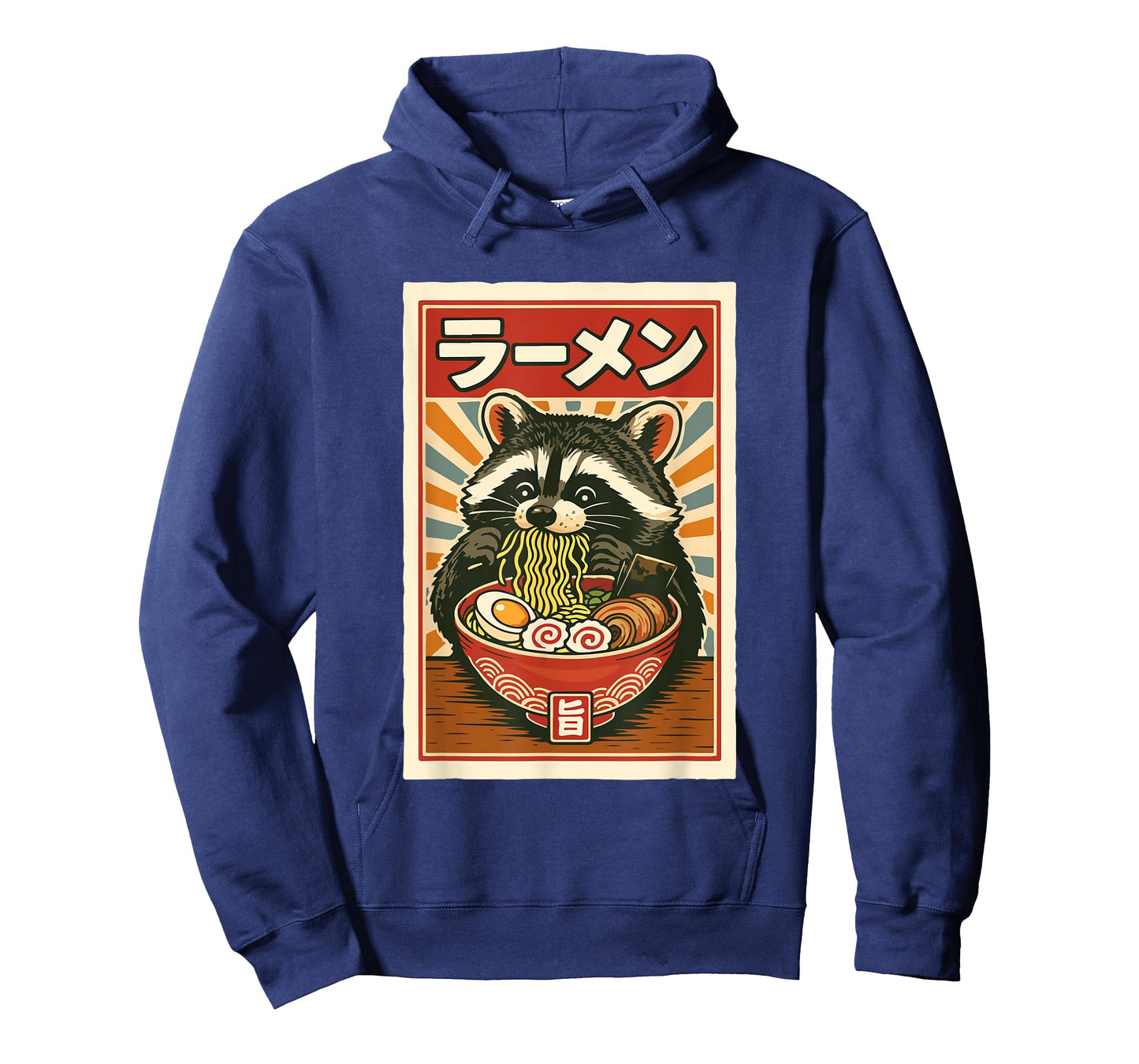Funny Japanese Noodles Kawaii Animal Anime Ramen Raccoon T-Shirt