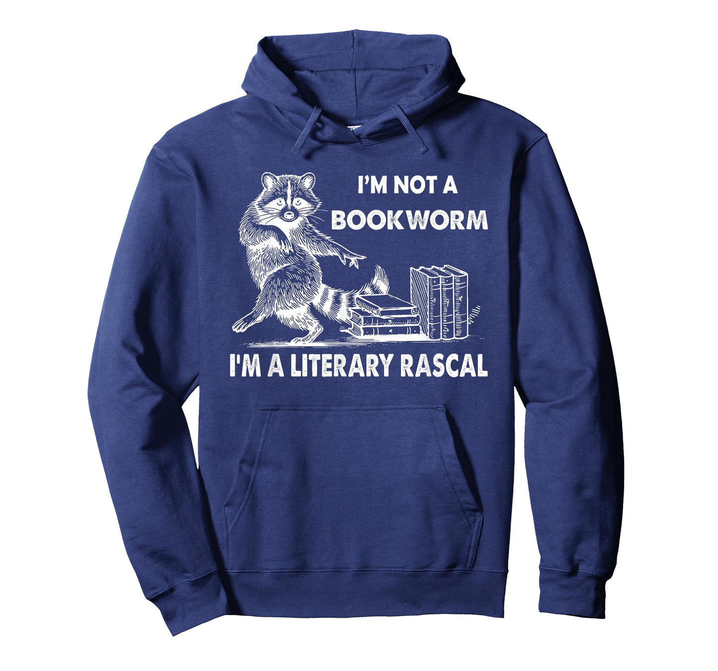 Raccoon I'm Not A Bookworm I'm A Literary Rascal T-Shirt