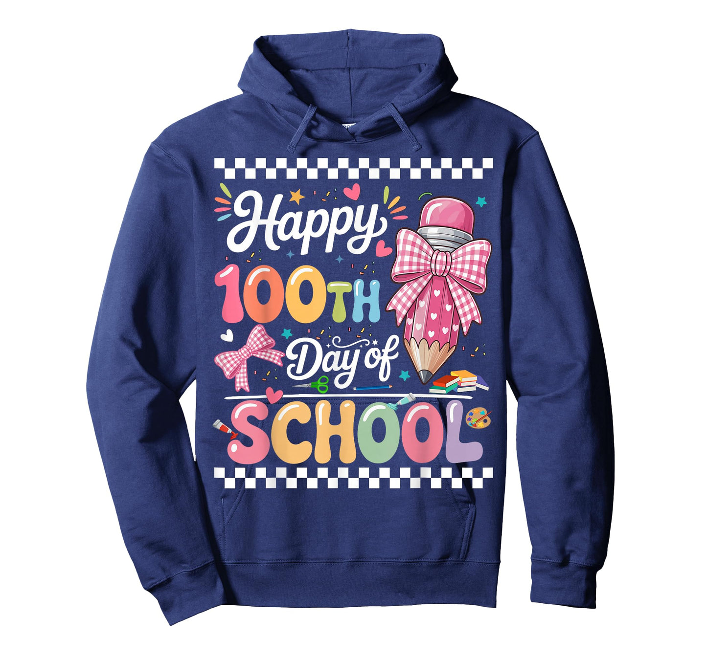 Happy 100 Days of School Teacher Girls Kids T-Shirt