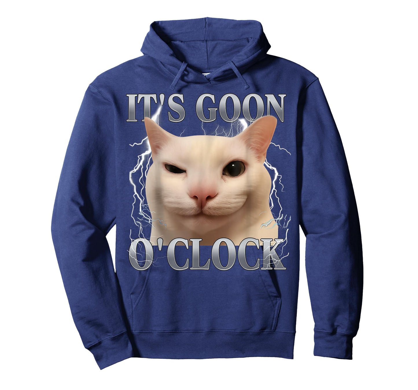 It's Goon O'clock Funny Cat Meme Men Women Humor Saying T-Shirt