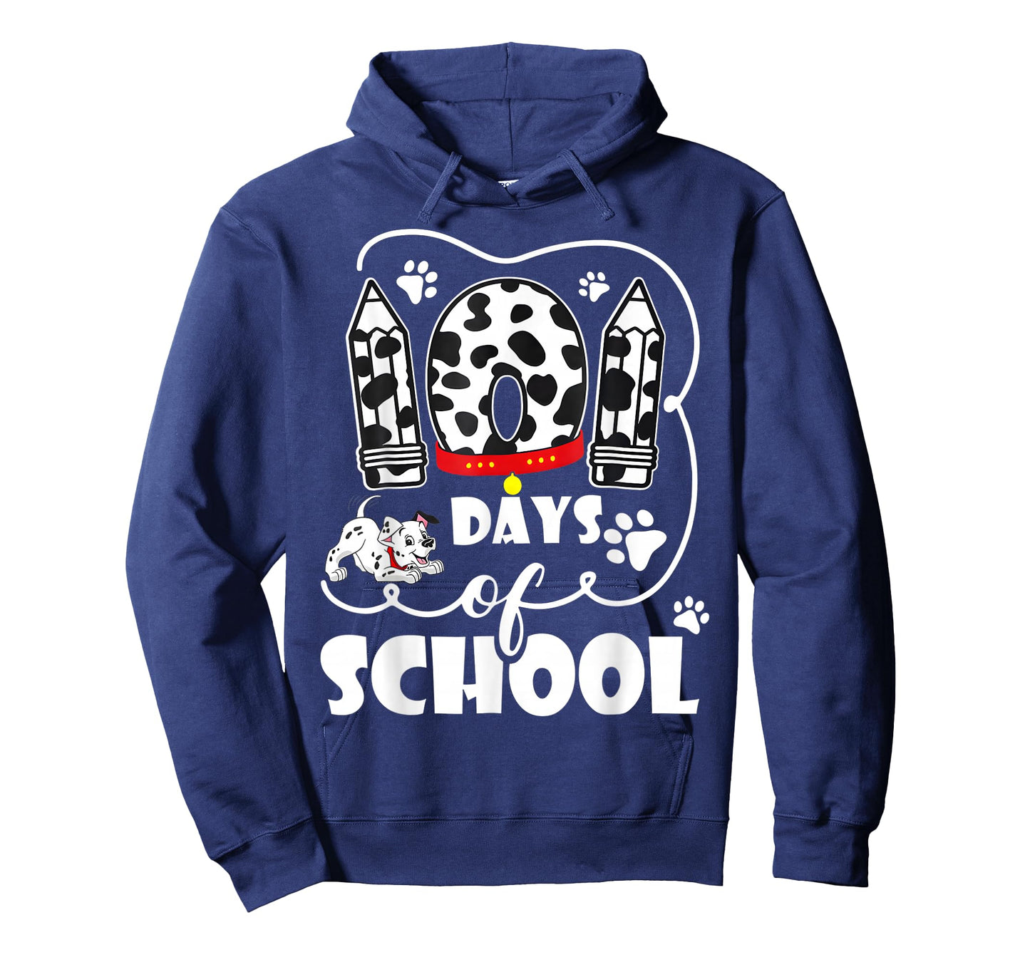 100 Days of School Dalmatian Dog Kids 100 Days Smarter T-Shirt