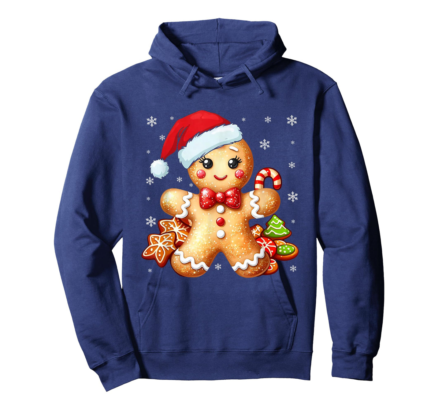 Cute Gingerbread Christmas Snow Xmas Gifts for Women Kids T-Shirt
