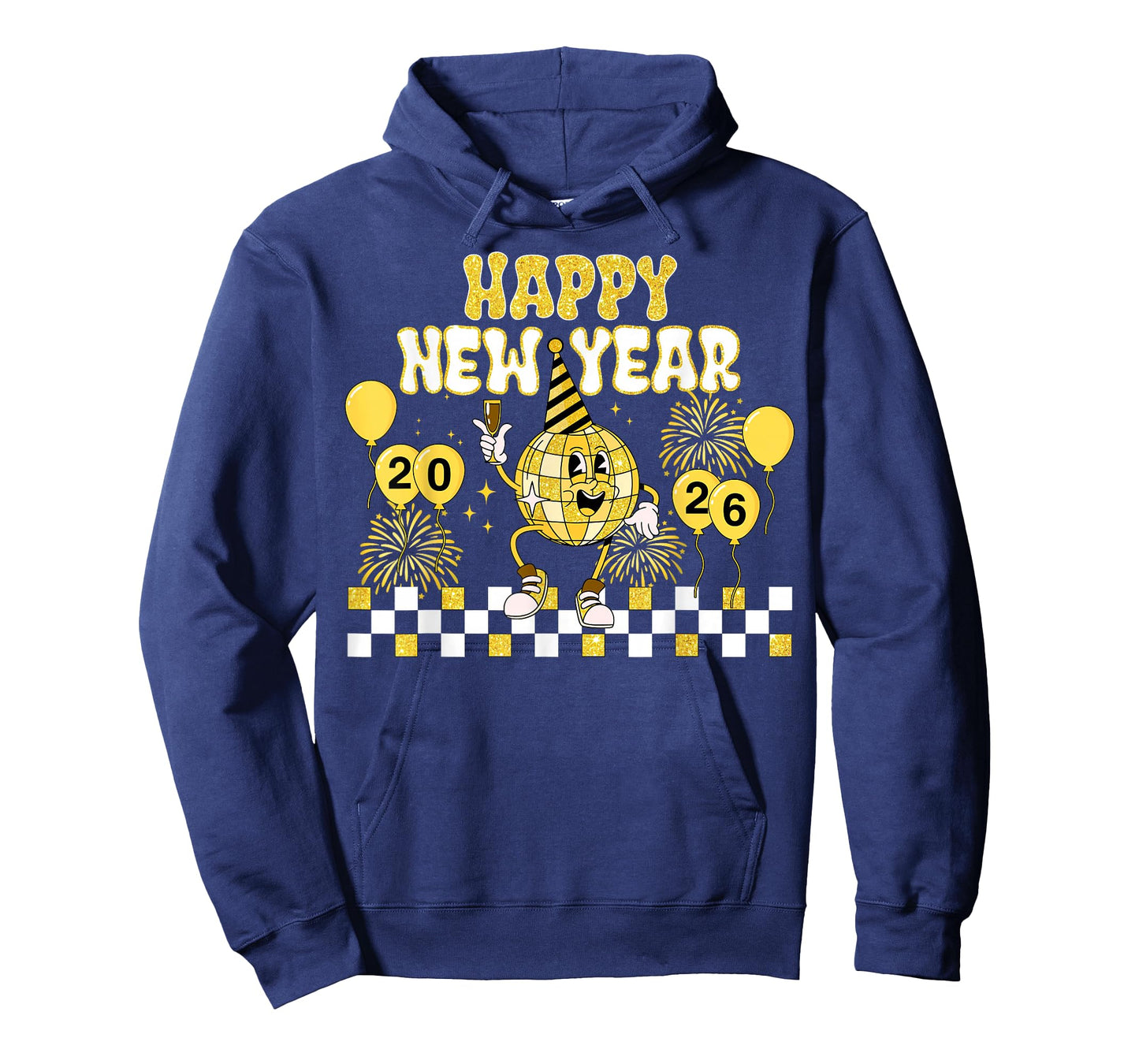 New Year's Eve Hello 2026 Happy New Year 2026 Disco Ball T-Shirt
