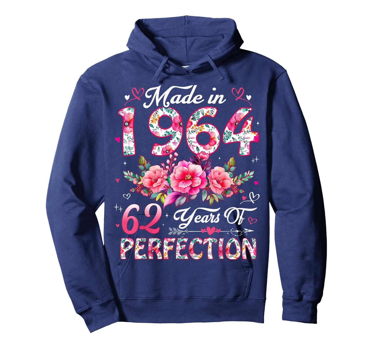 62 Year Old Made in 1964 Floral 62nd Birthday Women T-Shirt