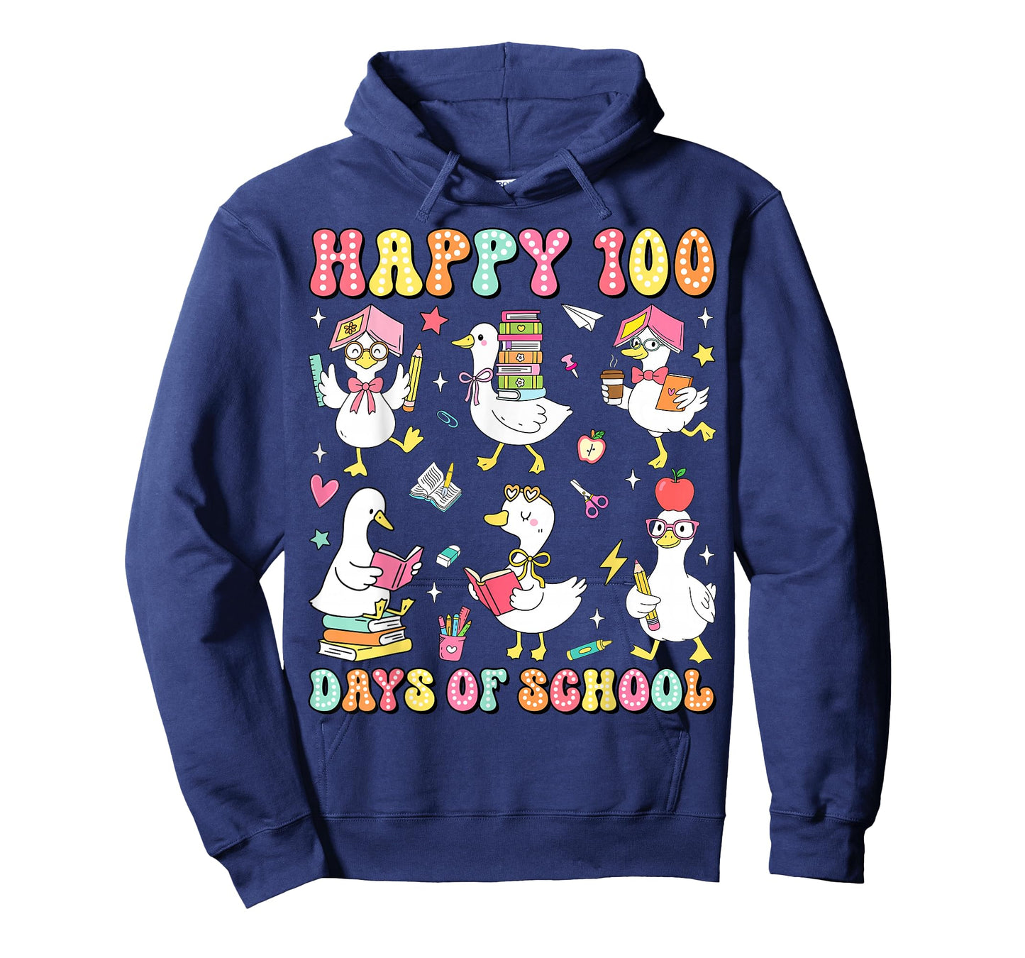 100 Days of Silly Gooses Funny 100th Day of School Teacher T-Shirt