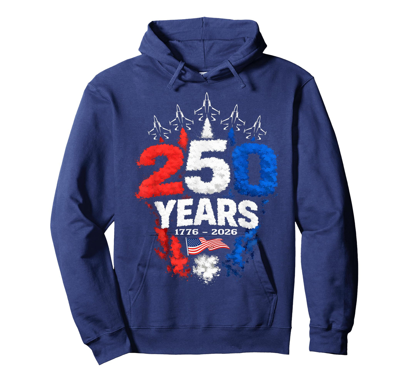 250 Years American 1776 2026 250th USA Patriotic 4th of July T-Shirt