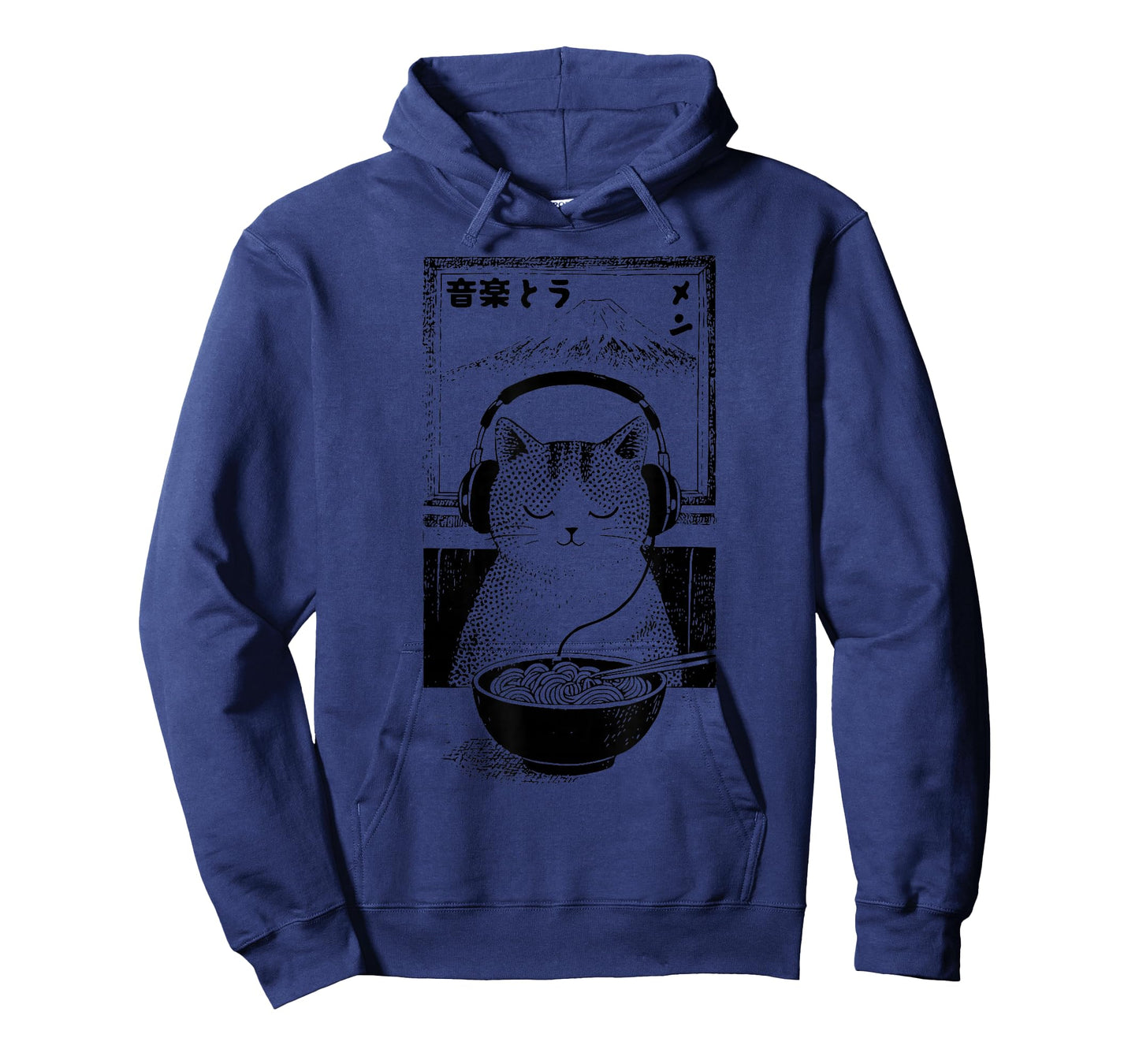 Music & Ramen Cat - Kitten Eating Ramen - Neko Ramen Cat T-Shirt