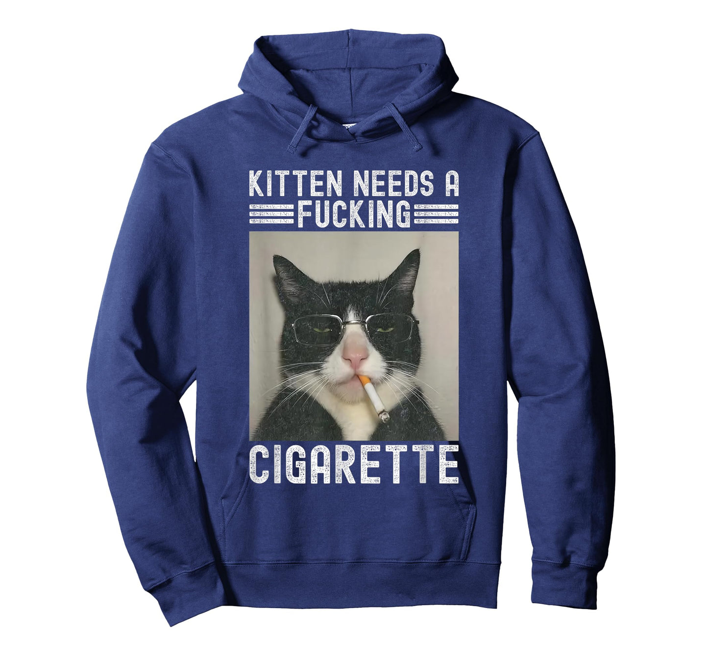 Kitten Needs A Fucking Cigarette Funny Cat Lover T-Shirt