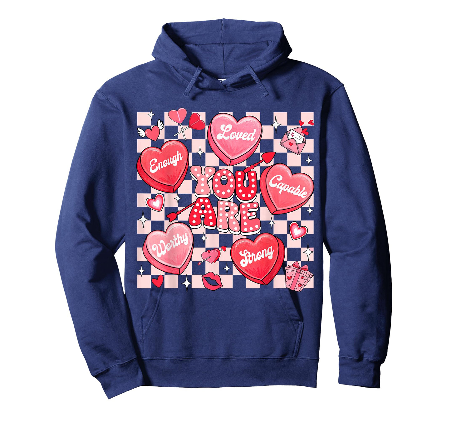 You are Loved Worthy Enough Heart Candy Teacher Valentine T-Shirt