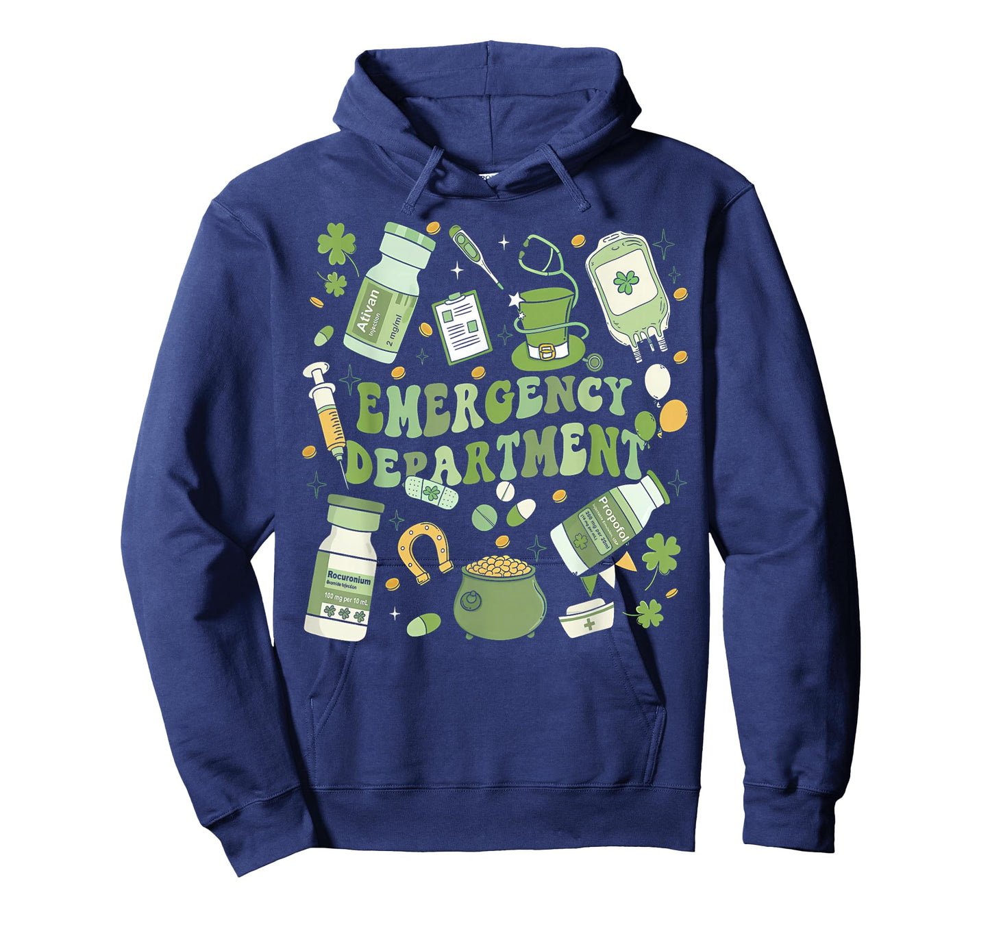 Emergency Department ER Nurse Irish St Patricks Day T-Shirt