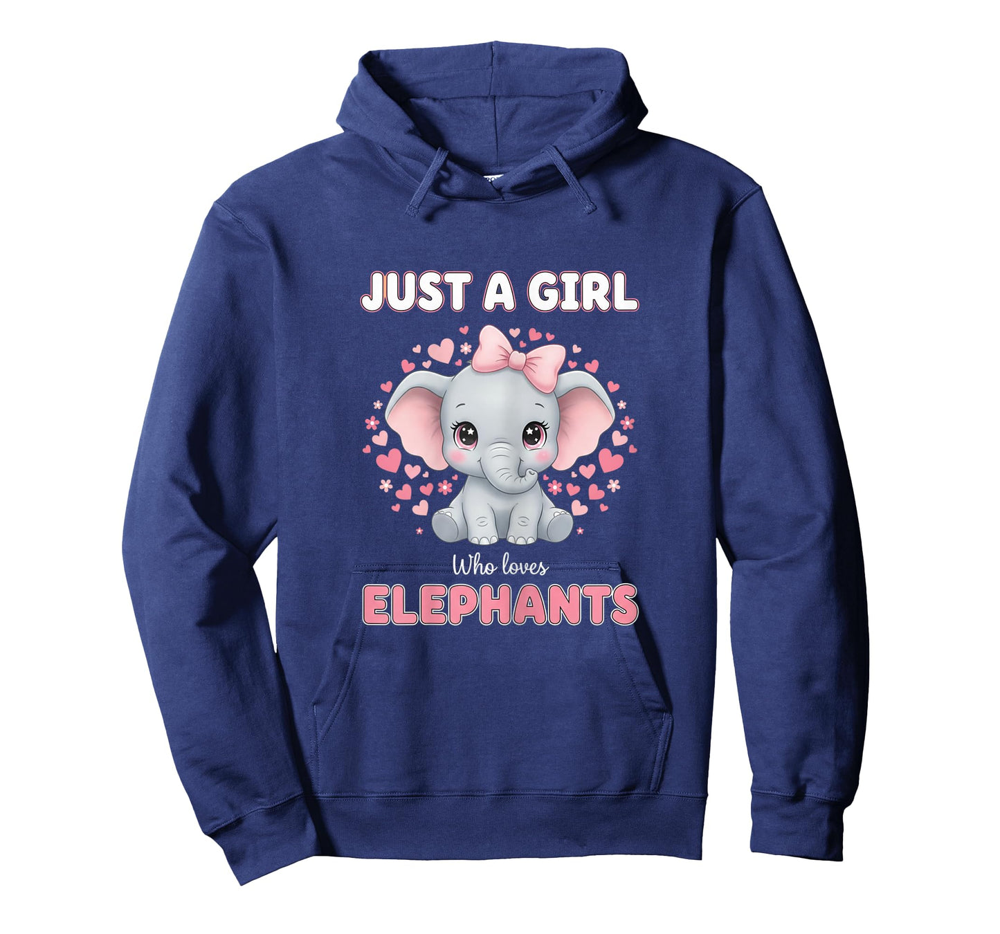 Just A Girl Who Loves Elephants Women Girls T-Shirt