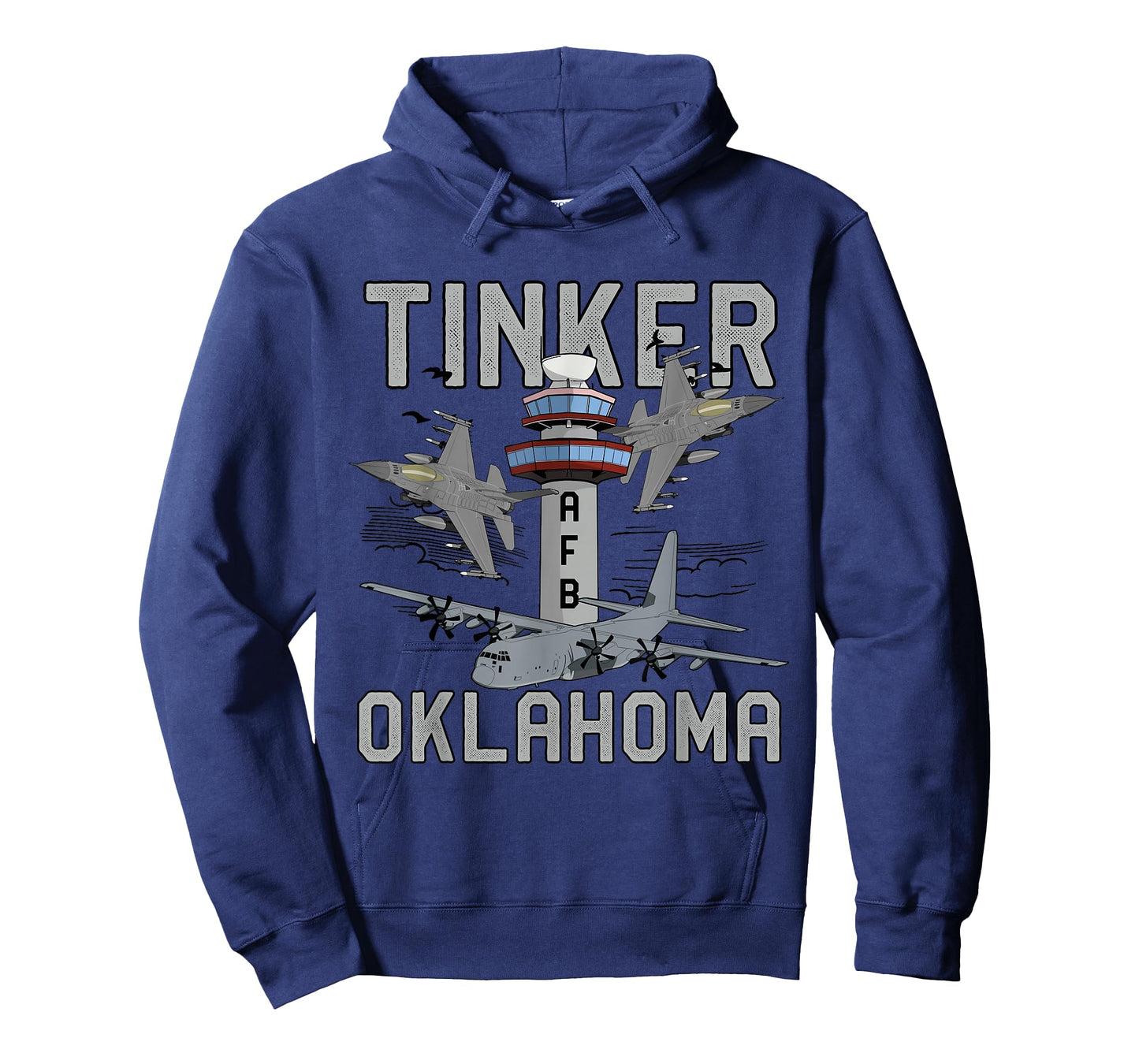 Tinker AFB Oklahoma Air Force Base Fighter Jets Vintage Tee T-Shirt