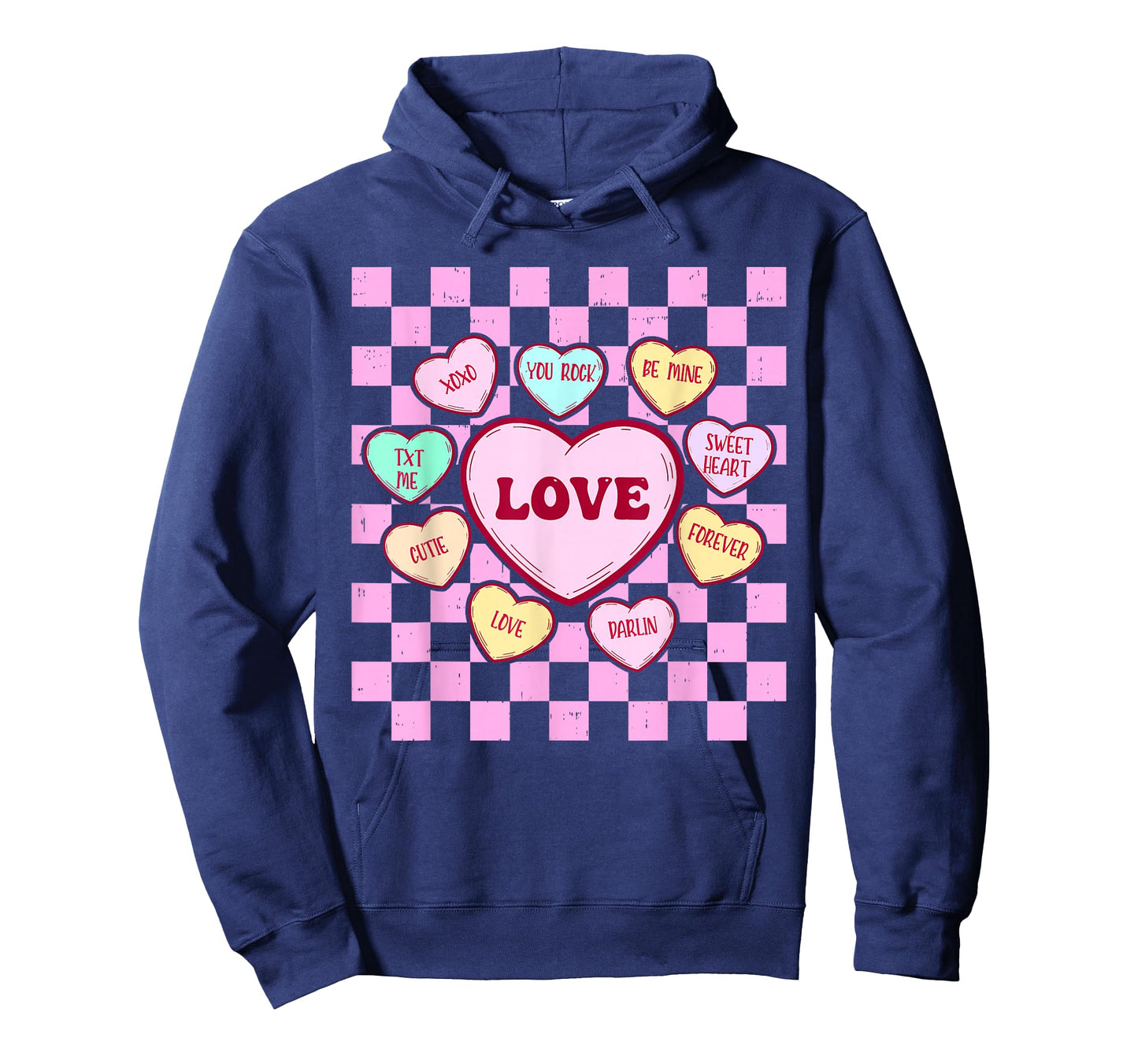 Cute Heart Love Valentines Day for Men Women Teachers Kids T-Shirt