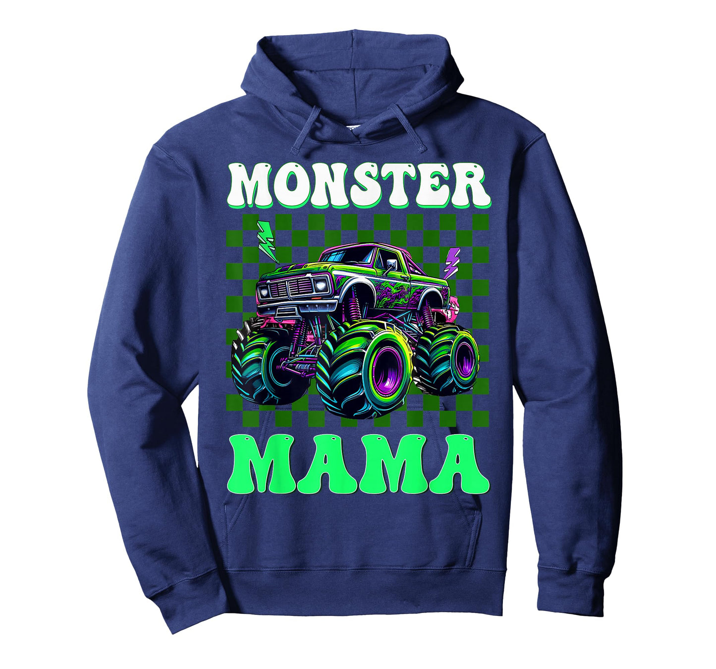 Monster Truck Mom Mama of The Birthday Boy Family Matching T-Shirt