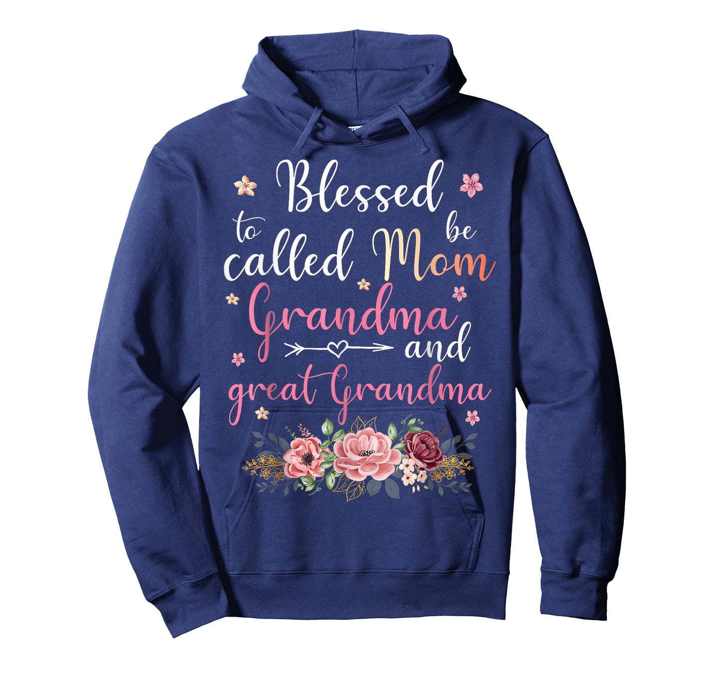 Blessed to Be Called Mom Grandma and Great Grandma T-Shirt