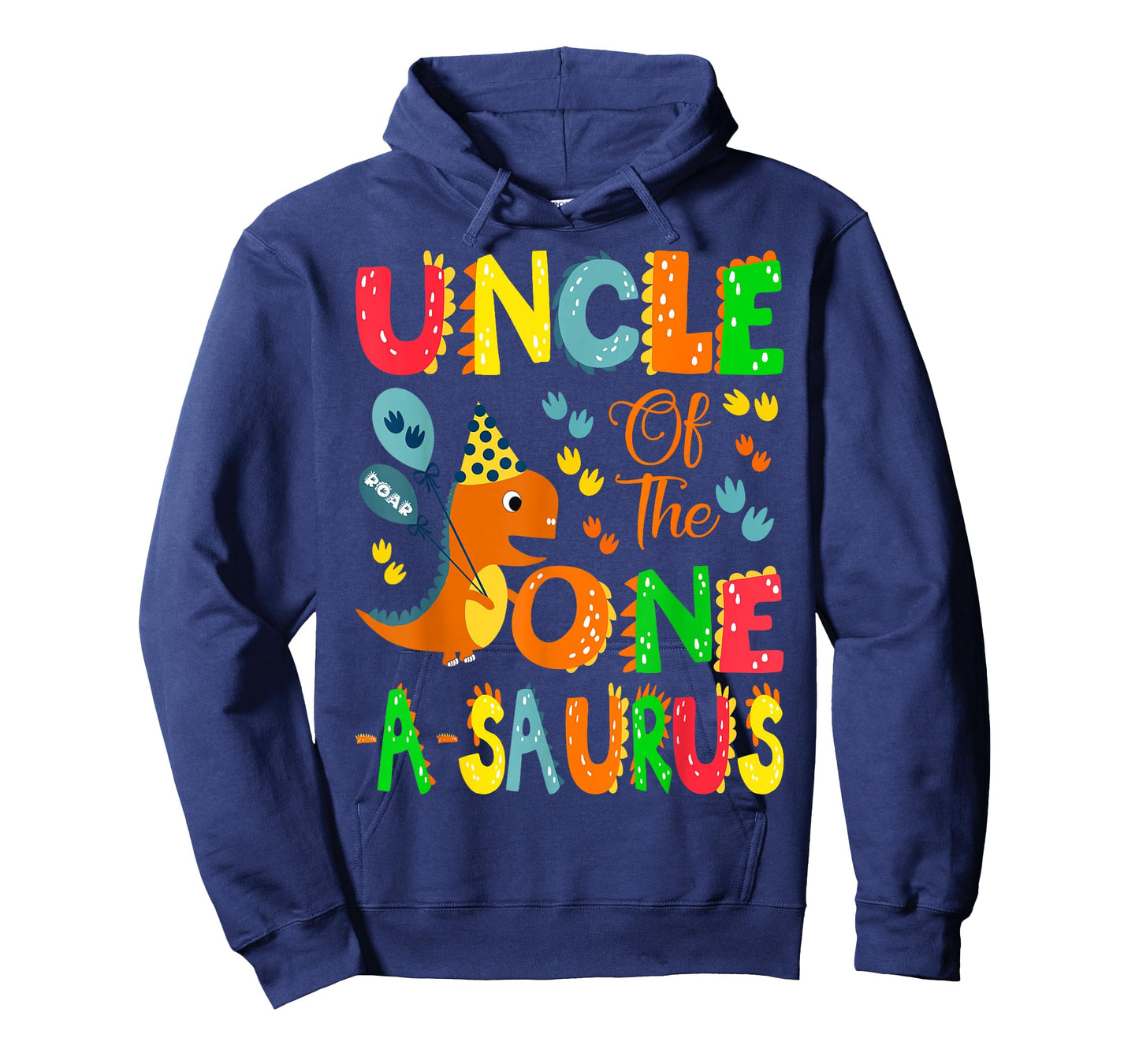 Uncle of The One-A-Saurus 1st Birthday Boy Dinosaur Lover T-Shirt