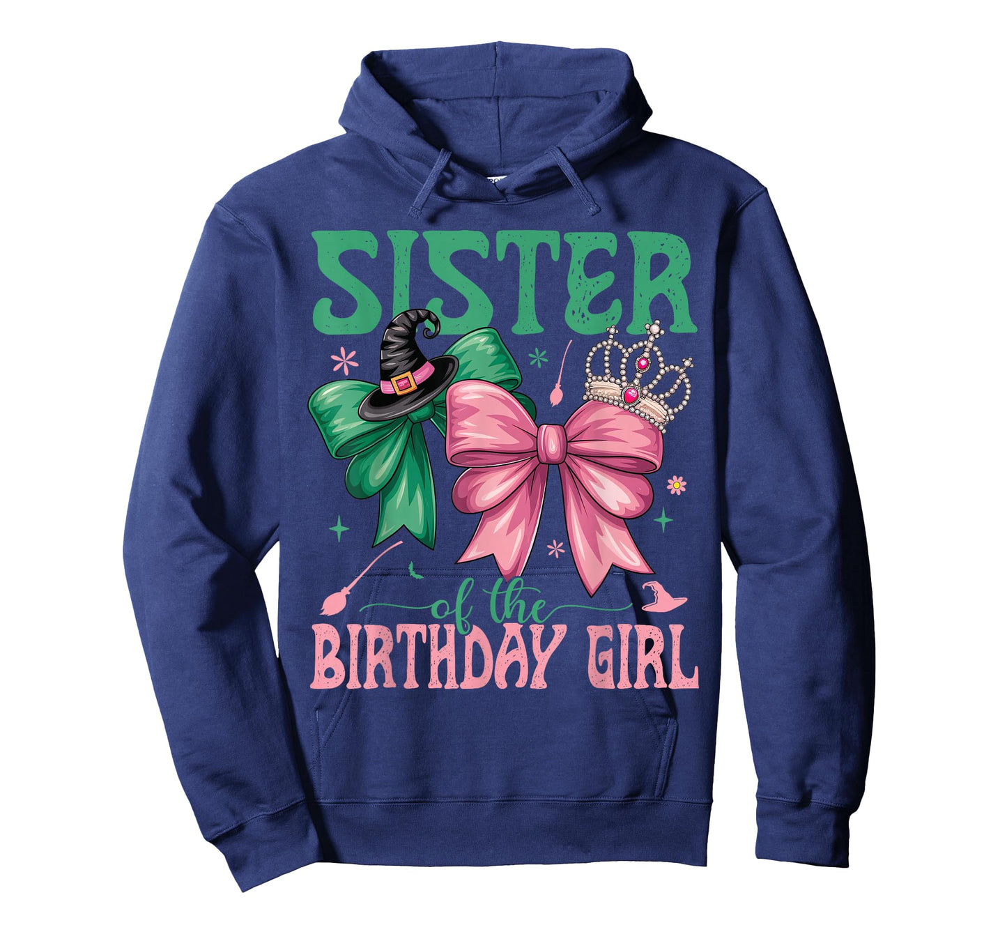 Sister of The Birthday Girl Matching Witch Family Bday Part T-Shirt