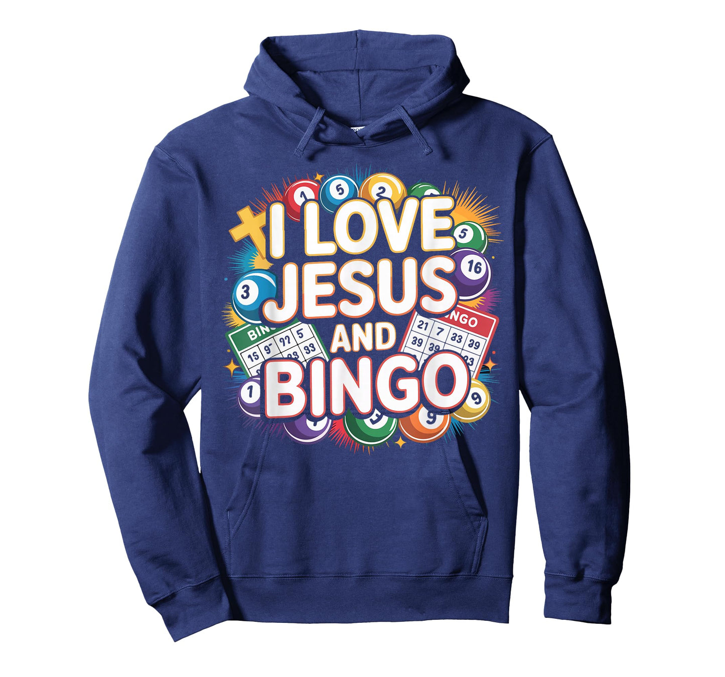 Bingo Player Jesus Faith Christian I Love Jesus and Bingo T-Shirt