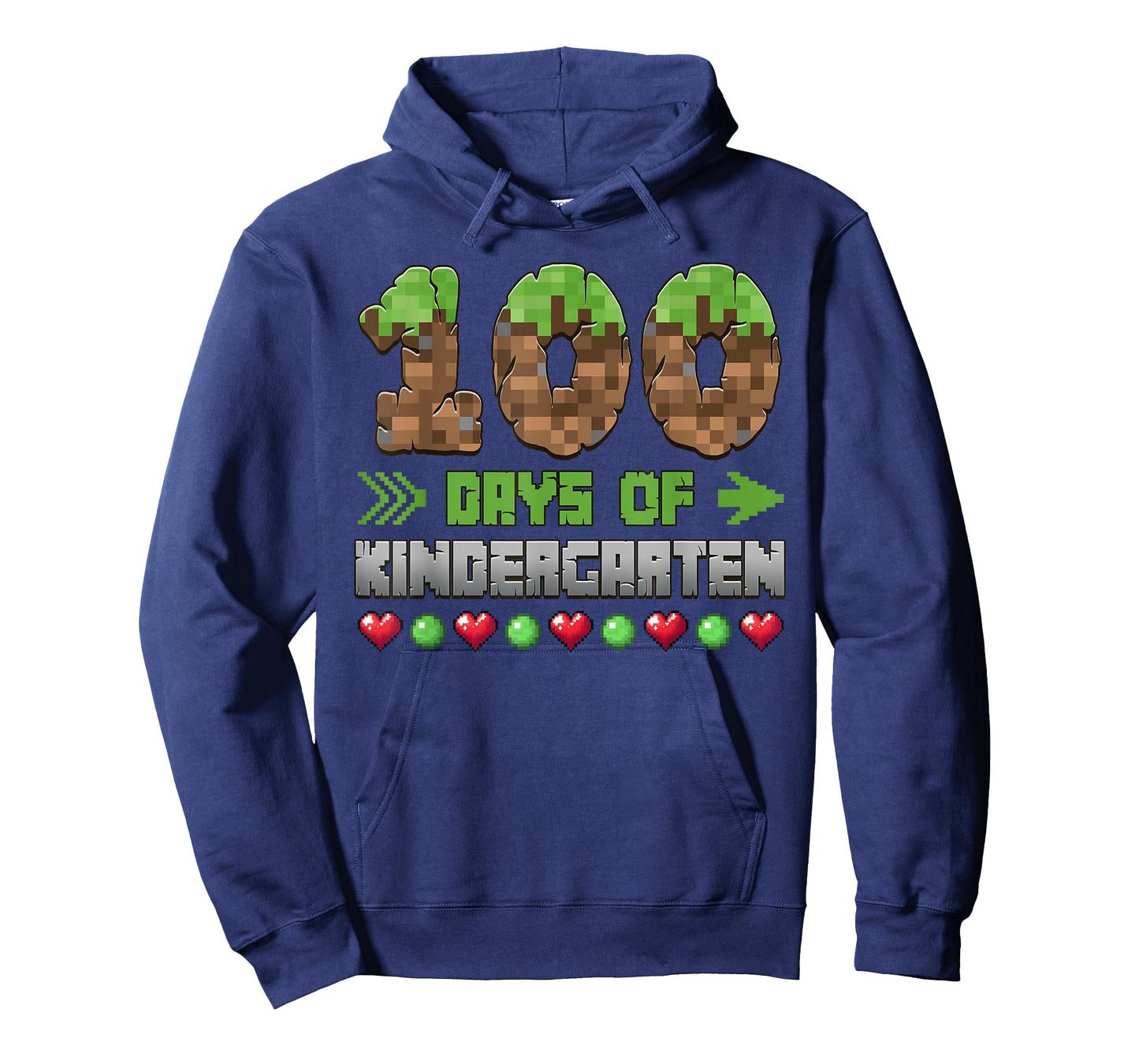 100 Days of Kindergarten Game Pixel 100 Days of School T-Shirt