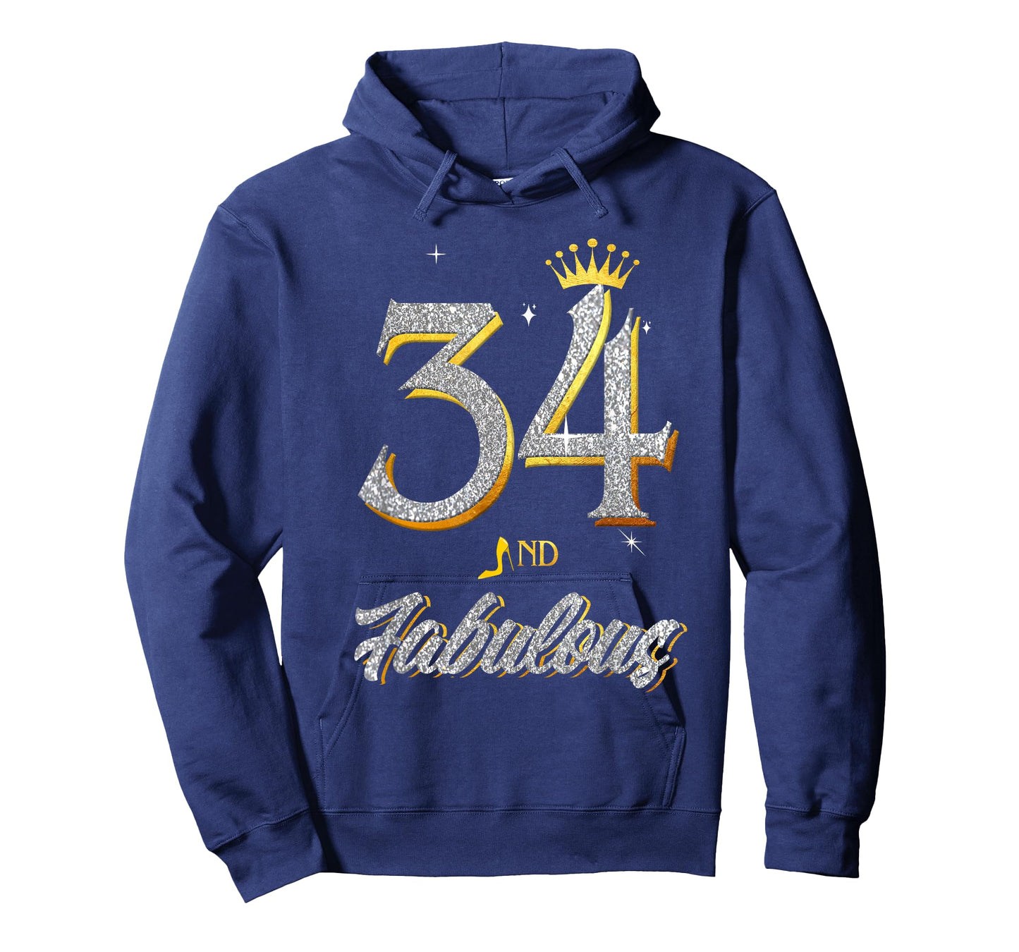 34th Birthday and Fabulous for Girl Women 34 Years Old T-Shirt